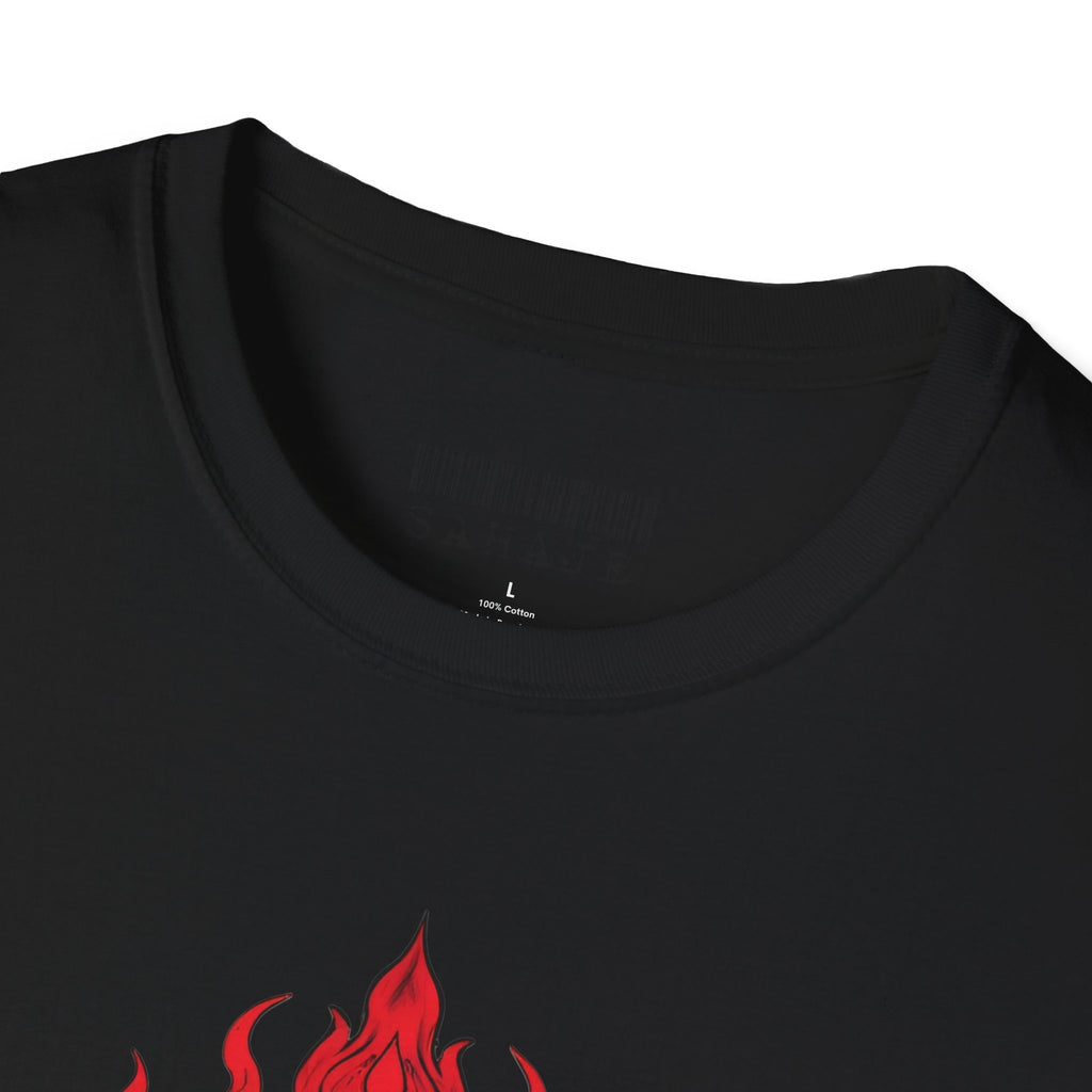 Buddha Flame T-Shirt — Meditative Buddha Graphic Tee