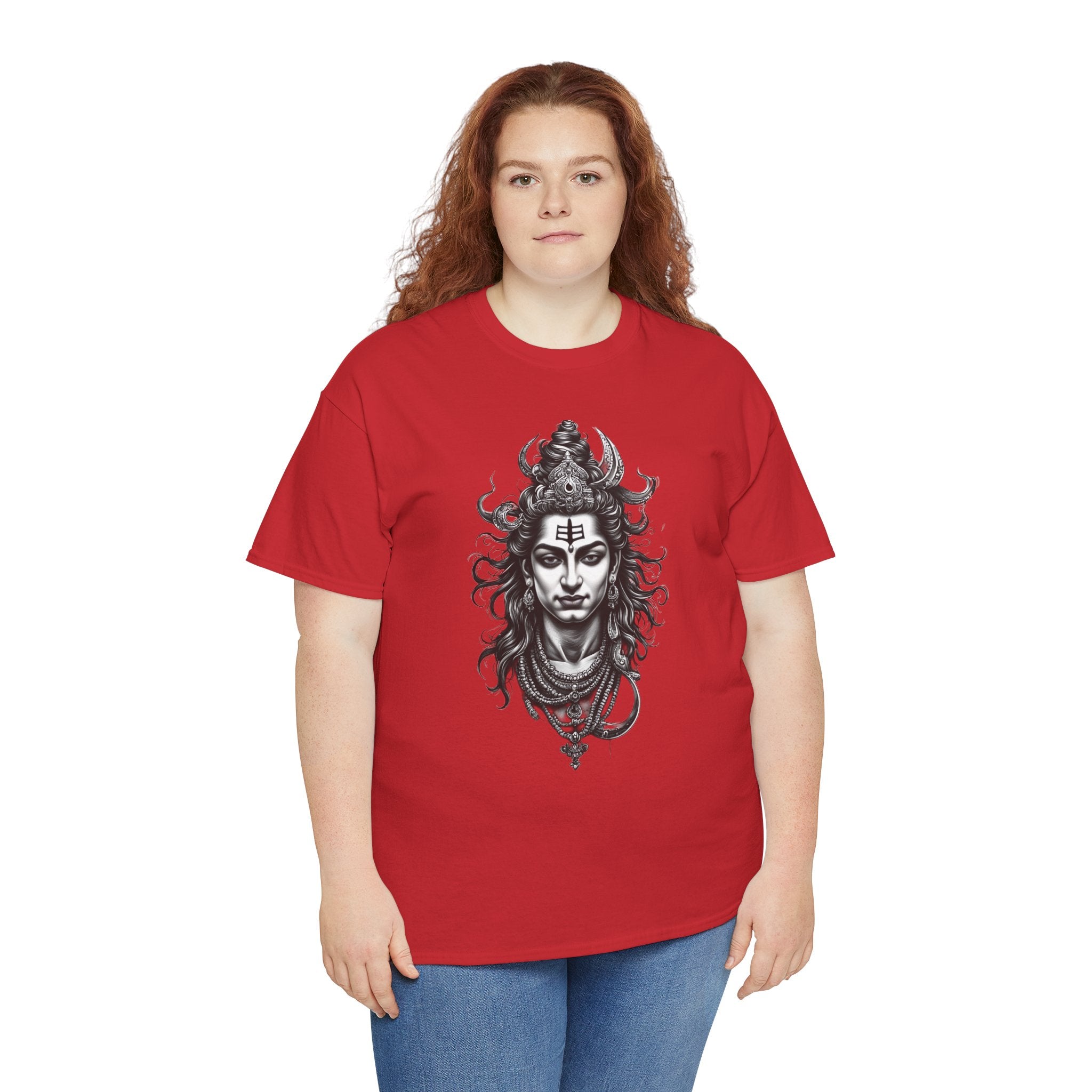 Shiva Portrait Tee — Hindu God Shiva Graphic T-Shirt