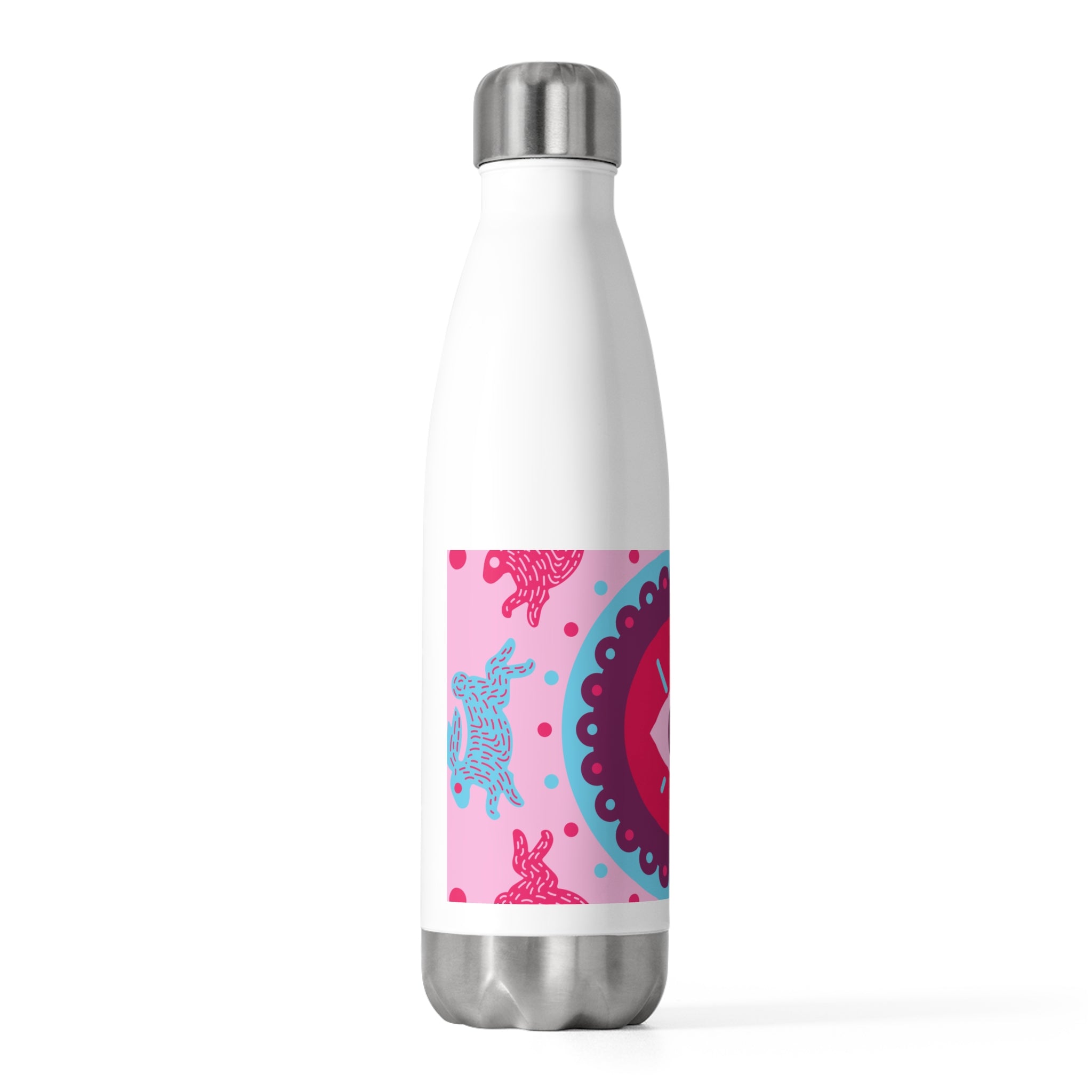 Vibrant Insulated Water Bottle with Eye Design, Perfect for Daily Hydration, Eco-Friendly Gift, Gym, Outdoor Adventure, Beach Essentials