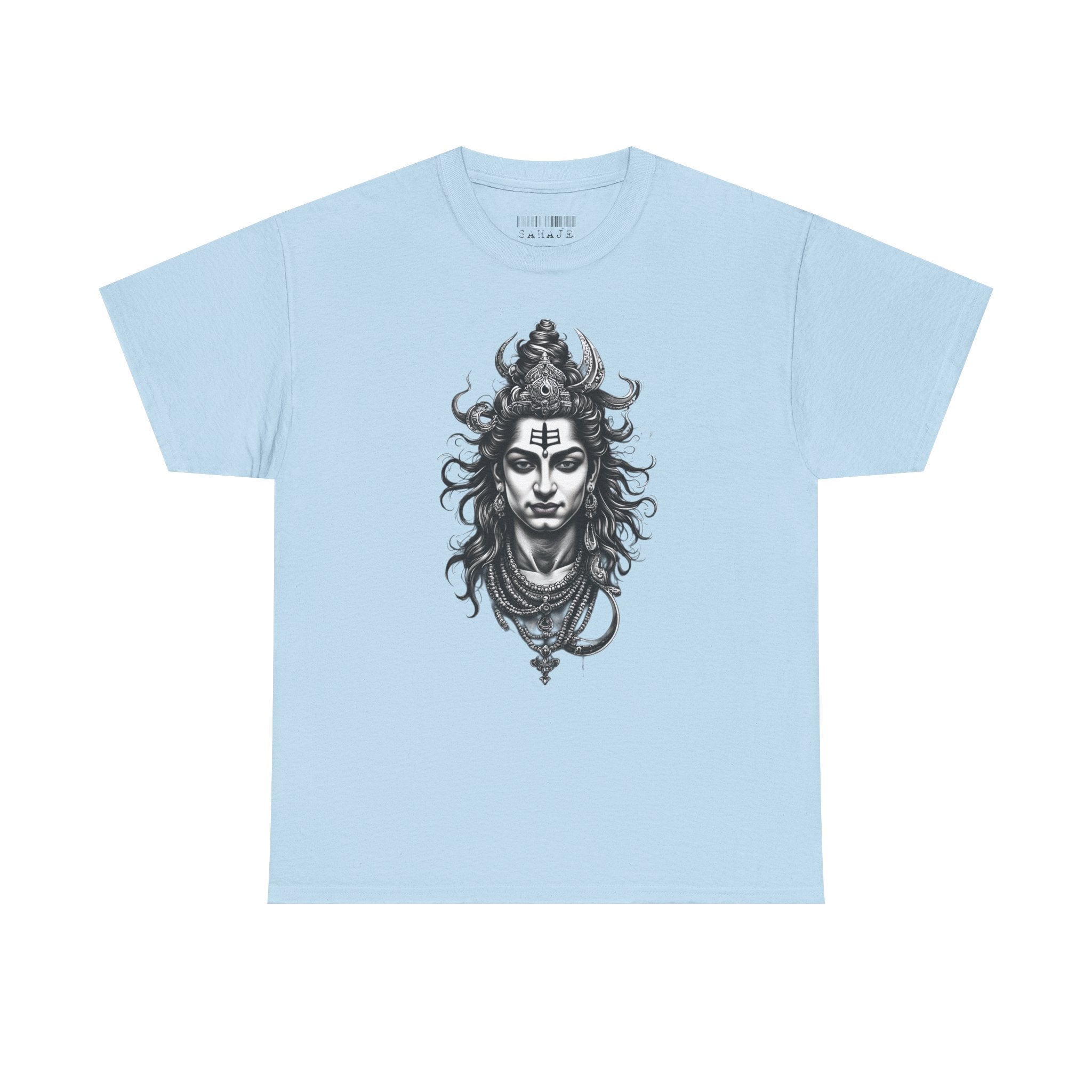 Shiva Portrait Tee — Hindu God Shiva Graphic T-Shirt