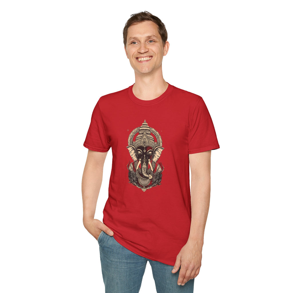 Elephant Mandala T-Shirt — Spiritual Ganesha Graphic Tee