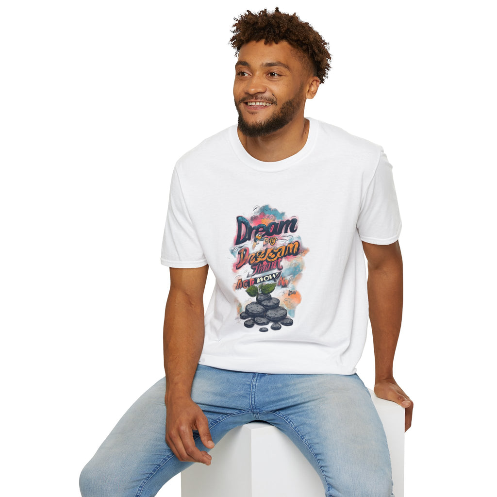 Dream Big Hustle Tee — "Dream, Perform, And Grow" Motivational Graphic T-Shirt