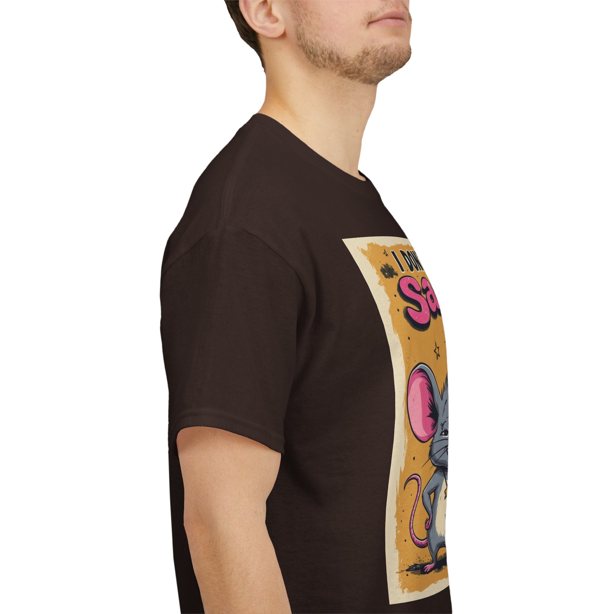 I Don't Give A Snair! Tee — Funny Mouse & Cat Graphic T-Shirt