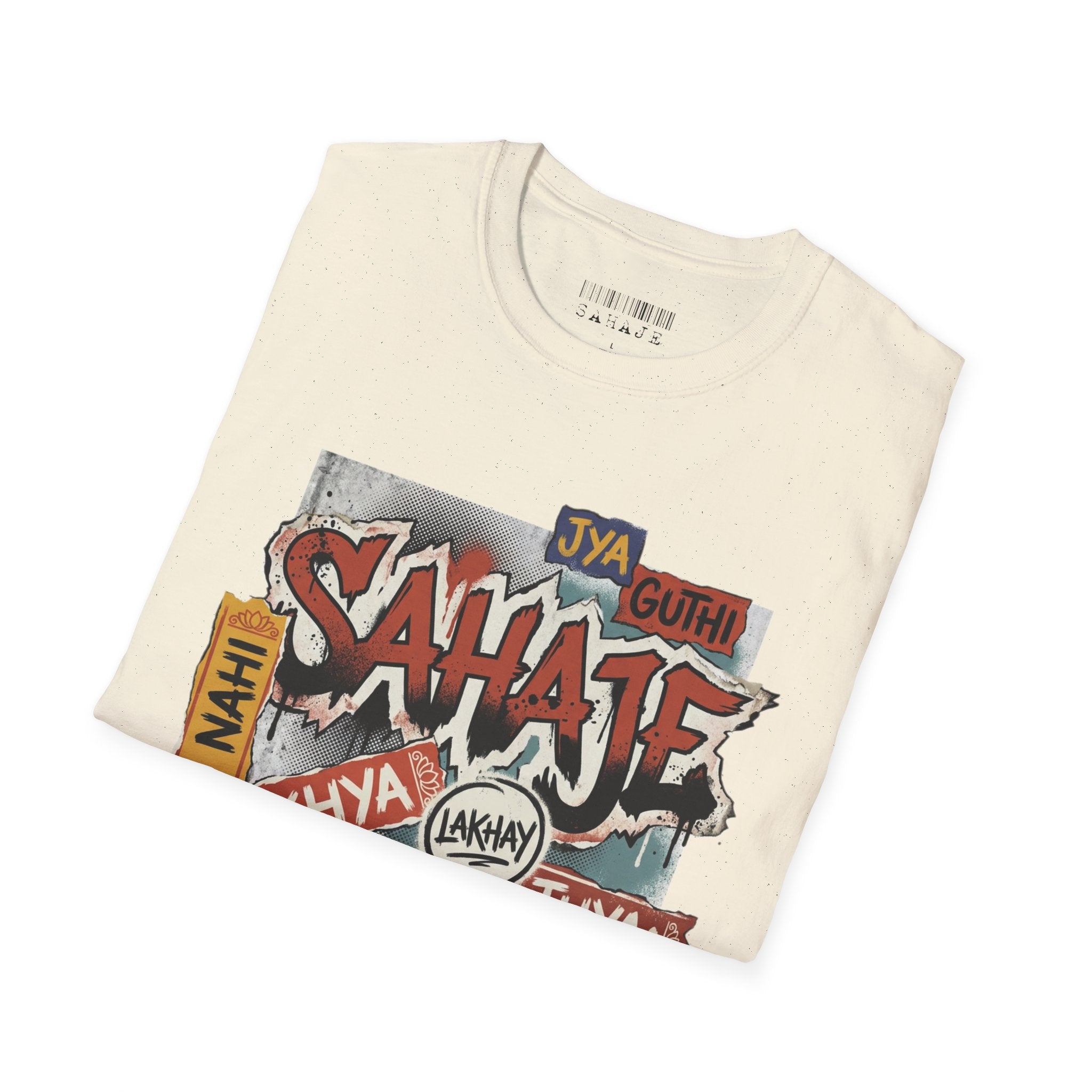 T-Shirt , Sahaje brand's Streetwear , local craftmanship - Perfect gift for Men and Women