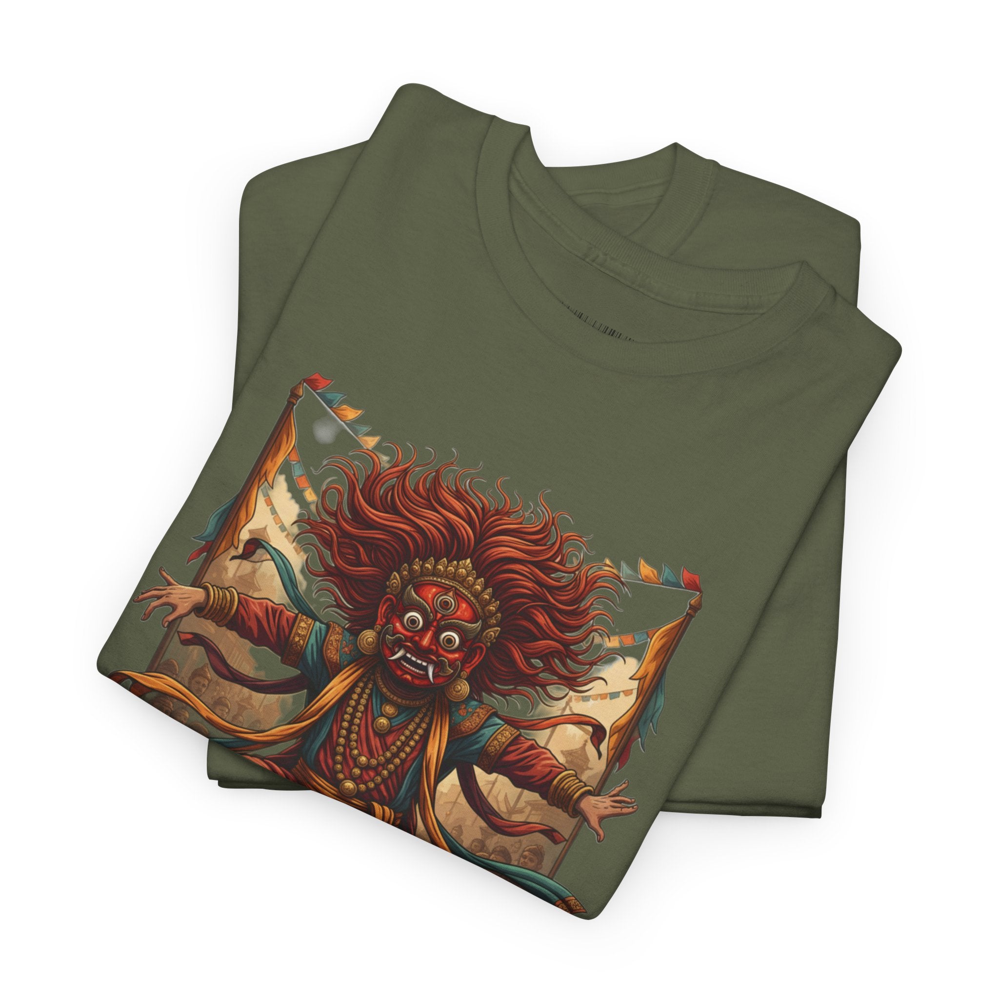 T-Shirt — Tribal Dancer Graphic Tee (Native Spirit Warrior Art)