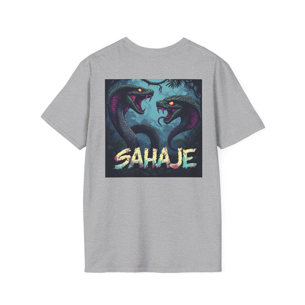 Two Cobra Snake T-Shirt – Fierce Serpent Power Graphic Tee, Edgy Streetwear Snake Shirt