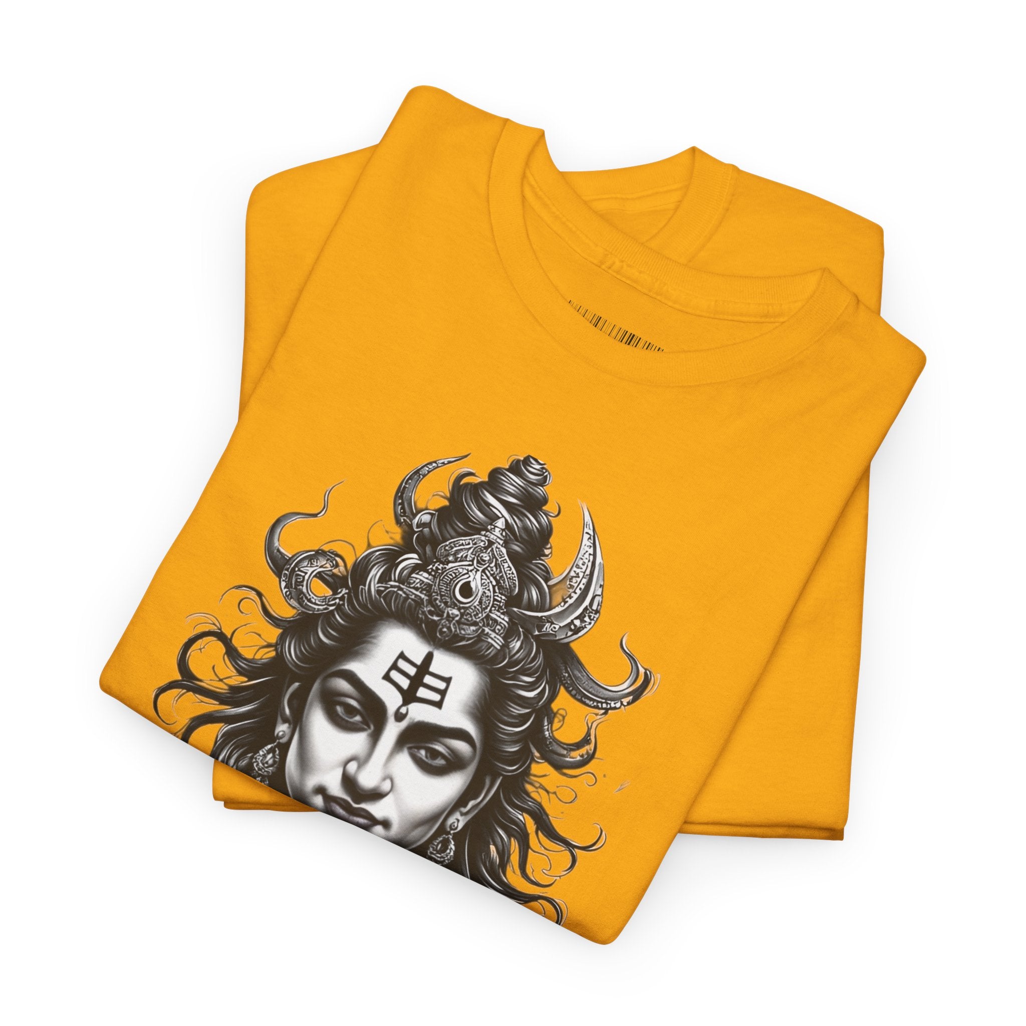 Shiva Portrait Tee — Hindu God Shiva Graphic T-Shirt
