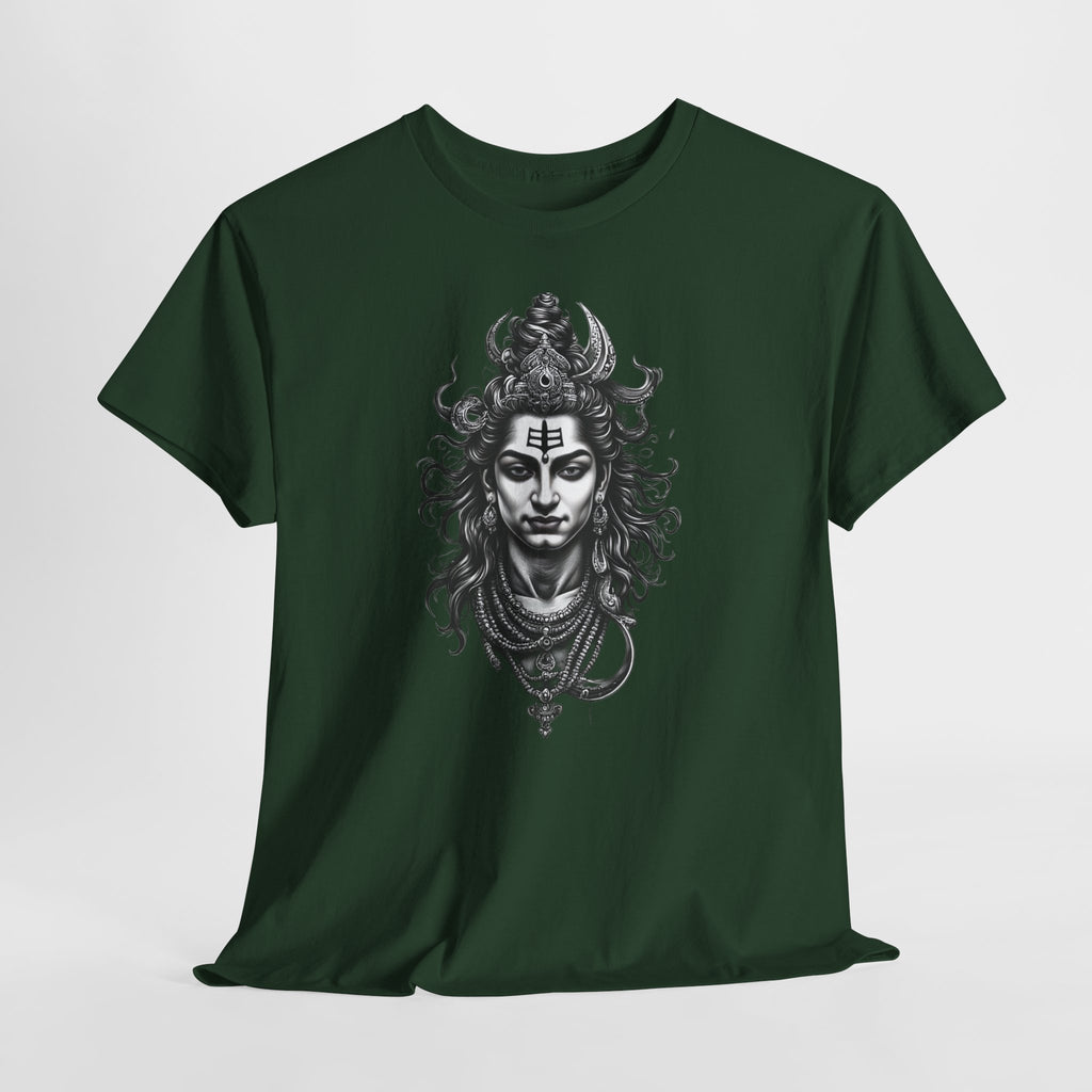 Shiva Portrait Tee — Hindu God Shiva Graphic T-Shirt