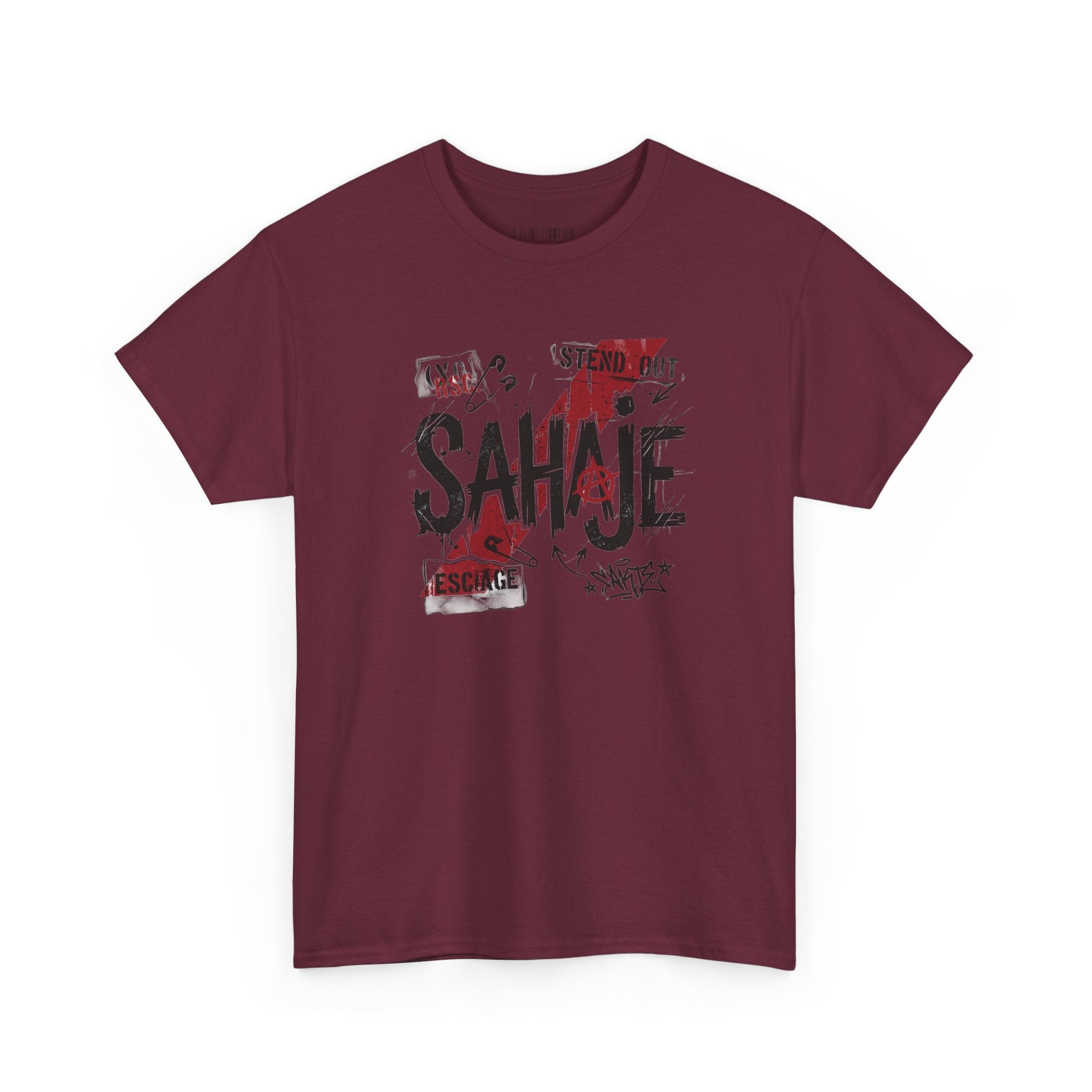 Sahaje Graphic Tee — Street Art Urban Casual T-Shirt