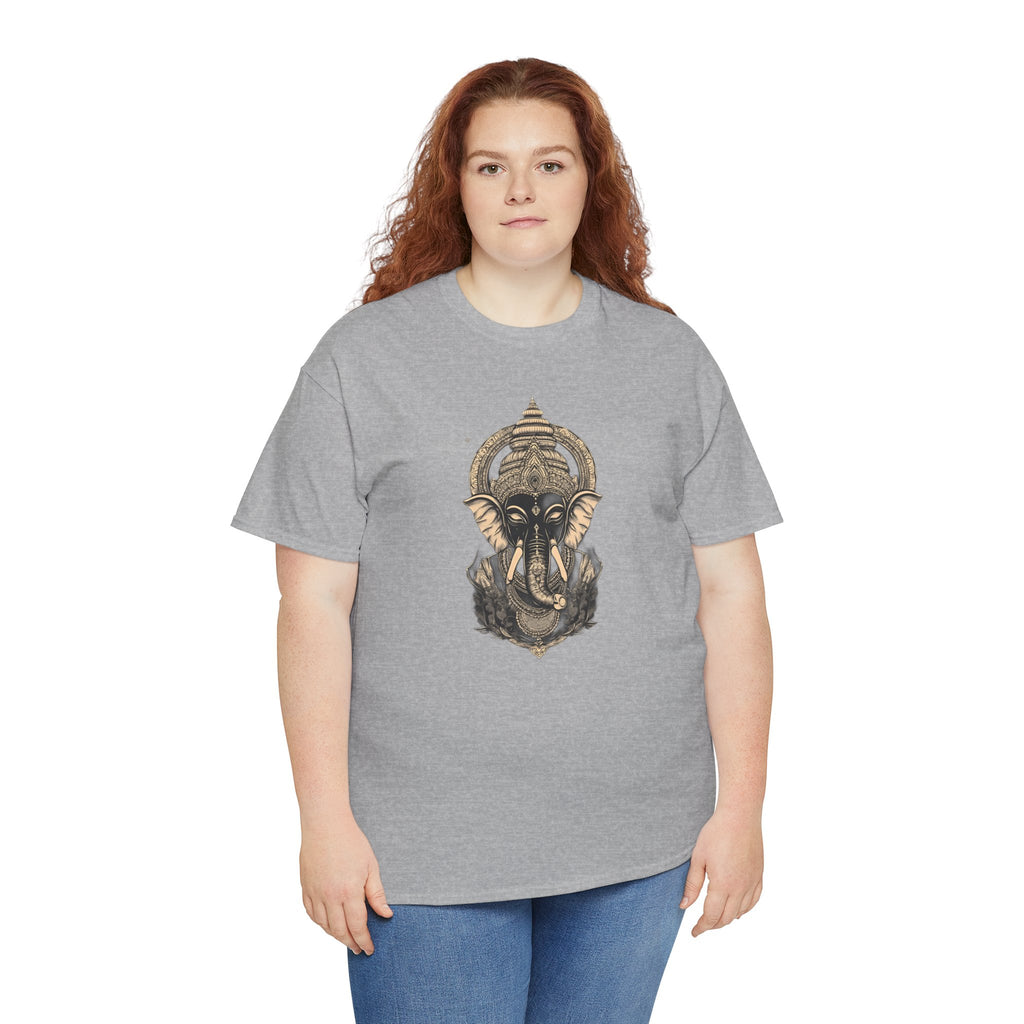 Elephant Mandala T‑Shirt — Spiritual Ganesha-Inspired Graphic Tee