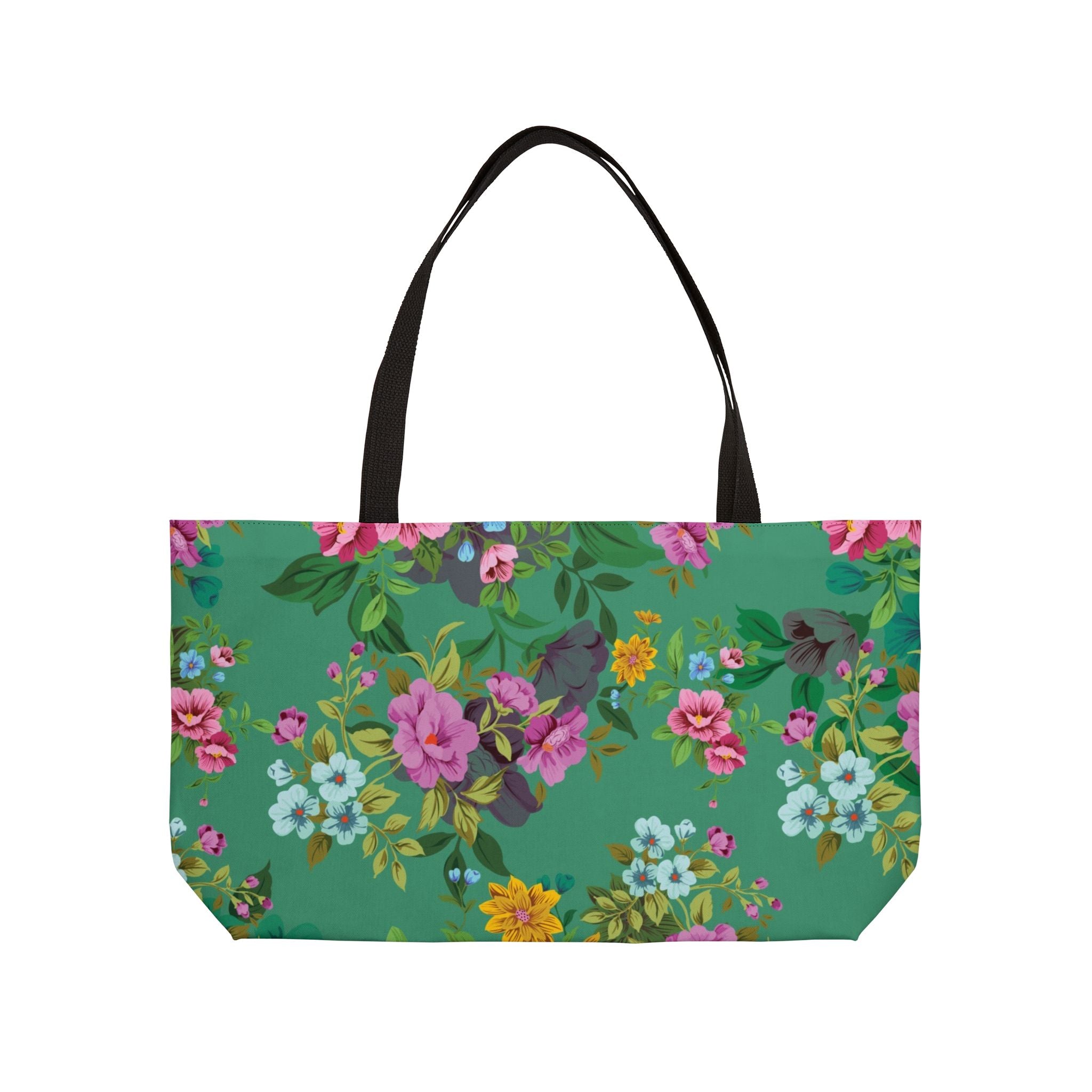 Floral Weekender Tote Bag | Perfect for Travel, Beach, Gym, Shopping, Mother's Day Gift
