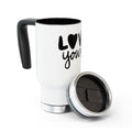Love Yourself Stainless Steel Travel Mug, Inspirational Travel Coffee Cup, Motivational Drinkware, Perfect Gift for Friends, Self-Care [...]