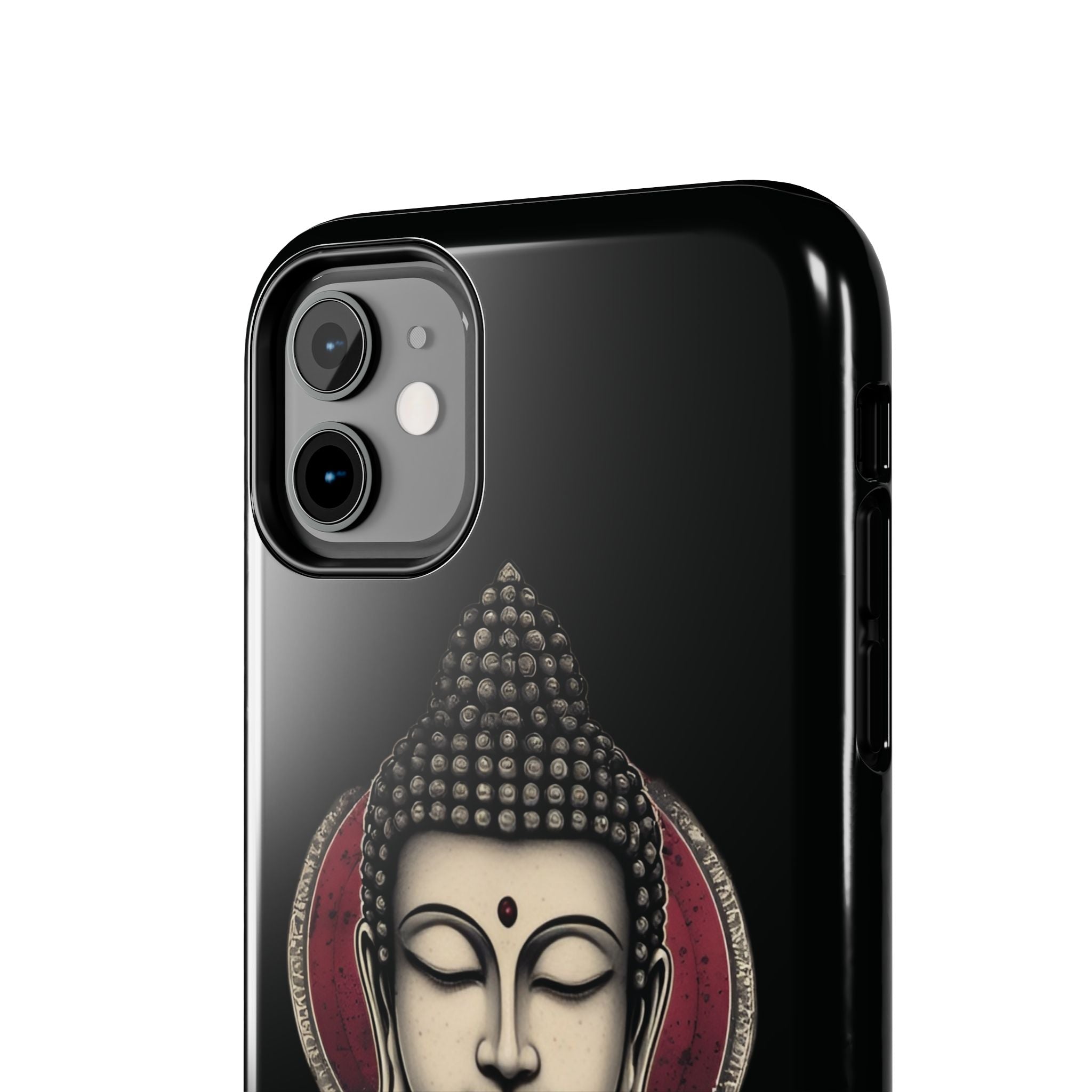 Buddha Floral Tough Phone Case — Protective Spiritual Phone Cover