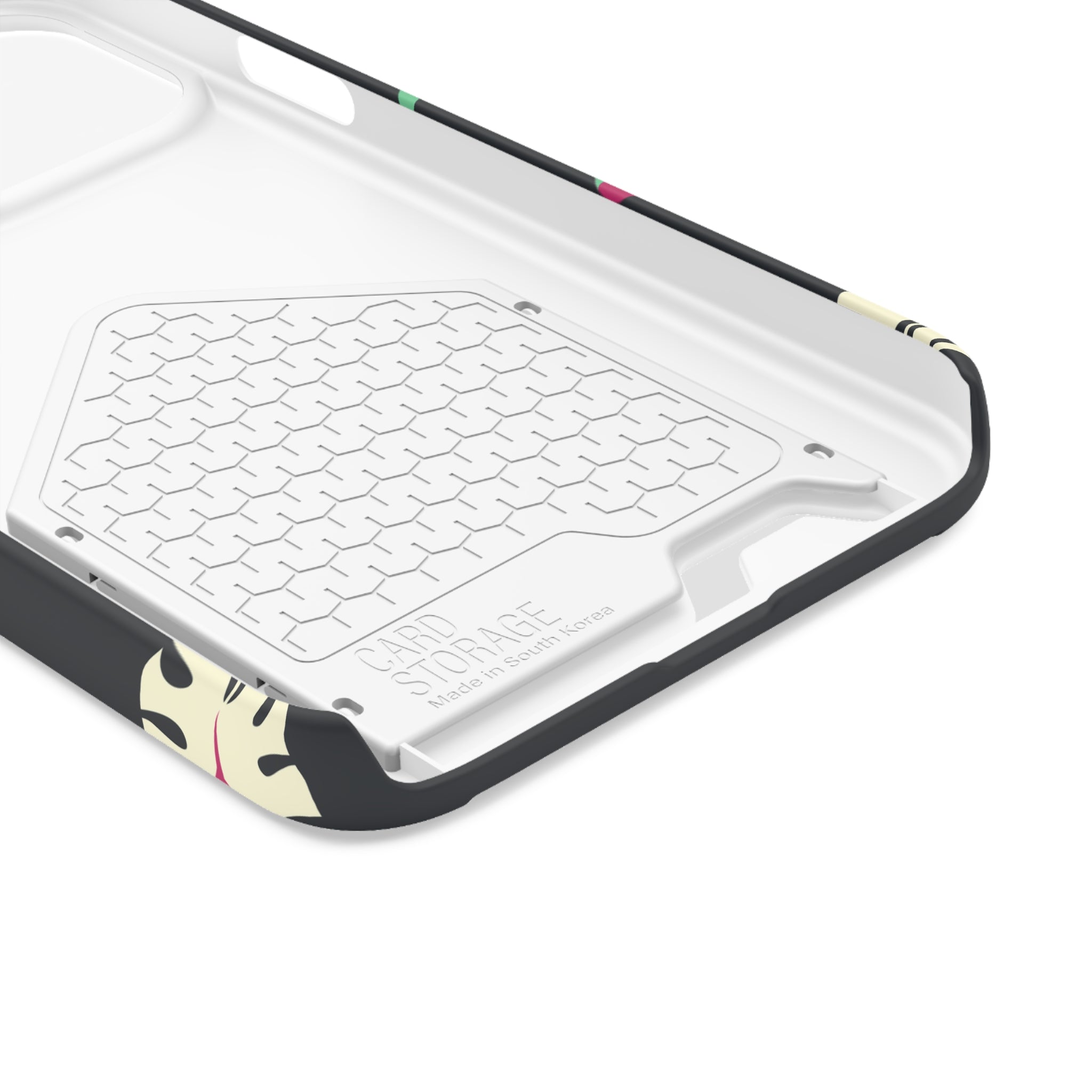 Vibrant Phone Case with Card Holder, Stylish Phone Accessory, Colorful Gift for Her, Boho Phone Cover, Trendy Mobile Case