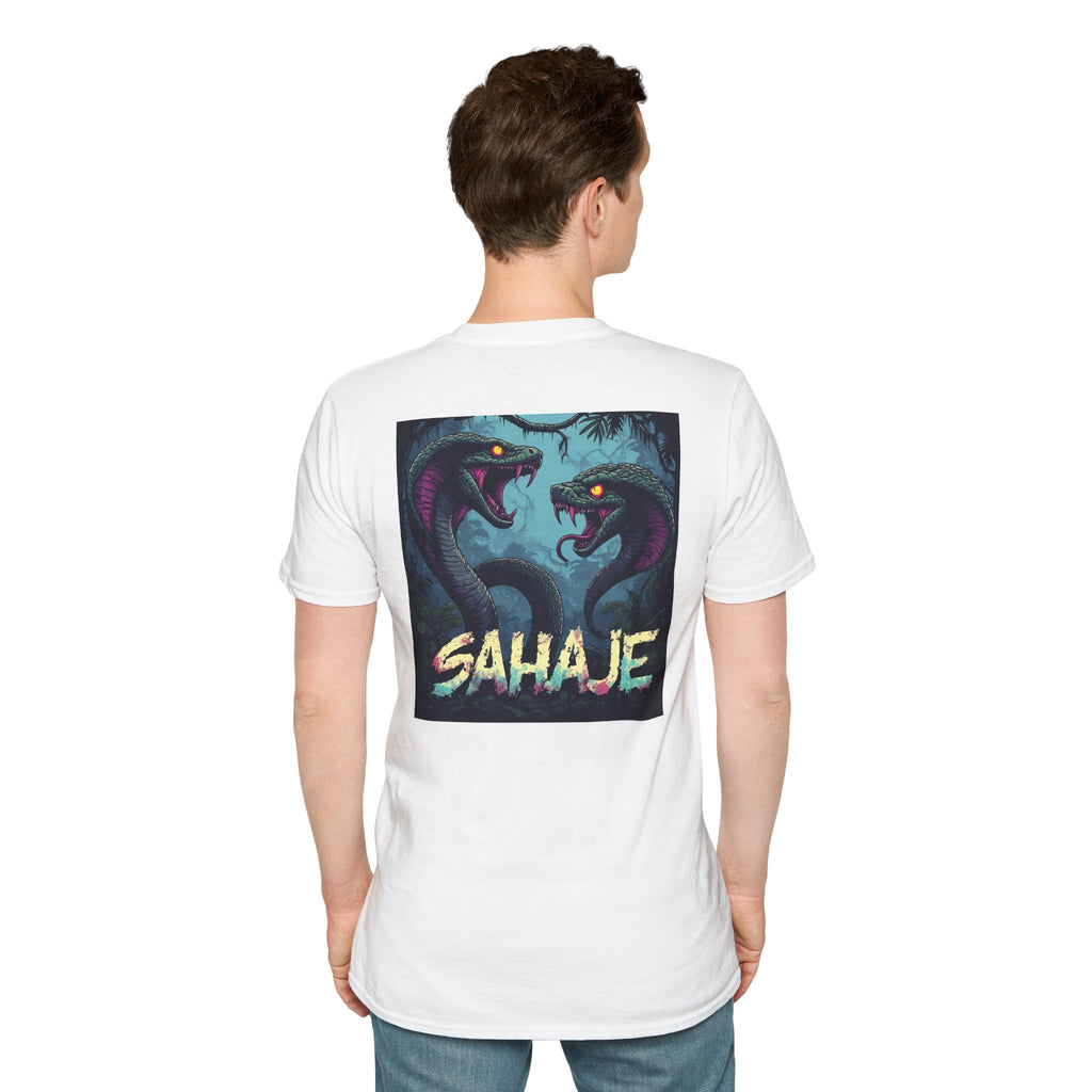 Two Cobra Snake T-Shirt – Fierce Serpent Power Graphic Tee, Edgy Streetwear Snake Shirt
