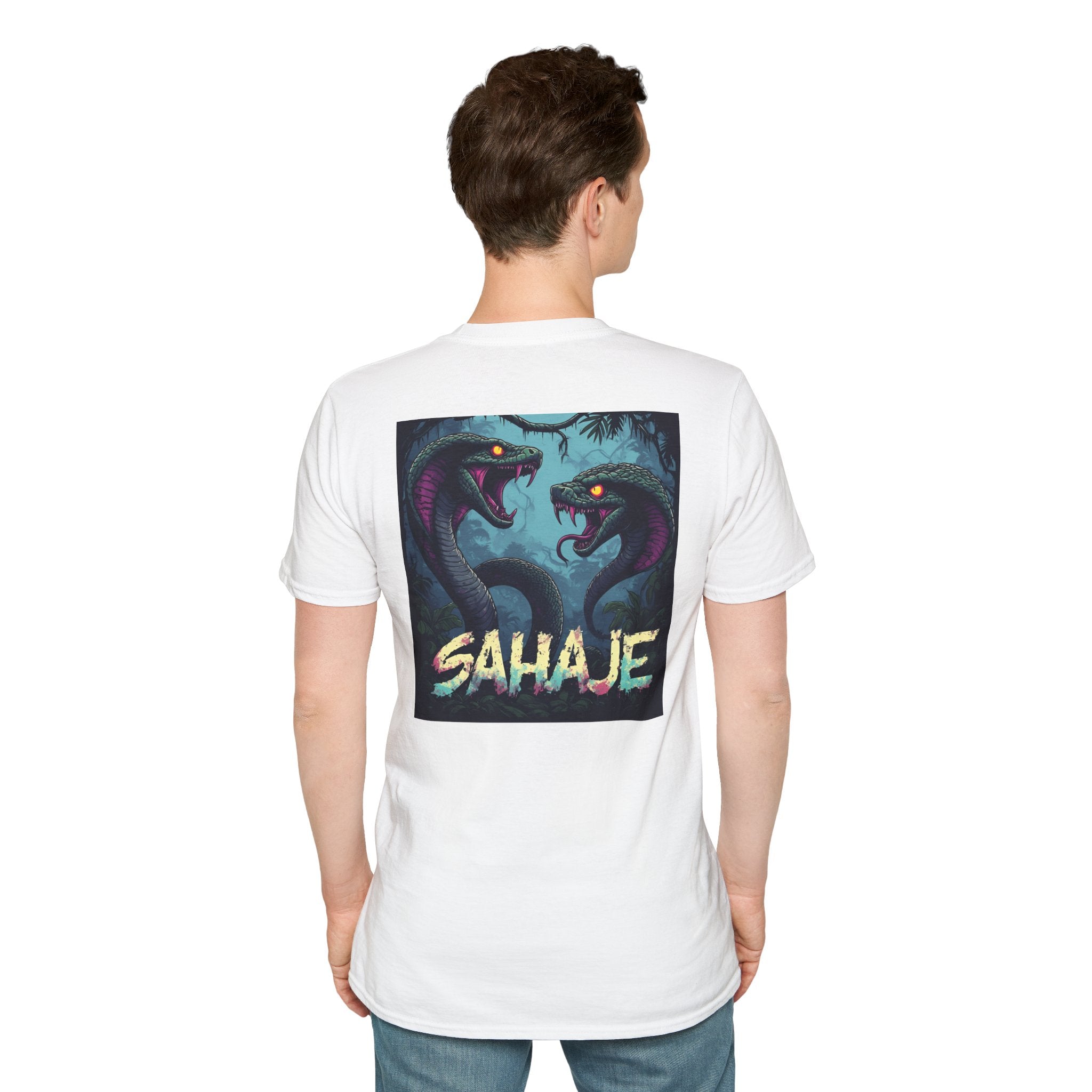 Two Cobra Snake T-Shirt – Fierce Serpent Power Graphic Tee, Edgy Streetwear Snake Shirt