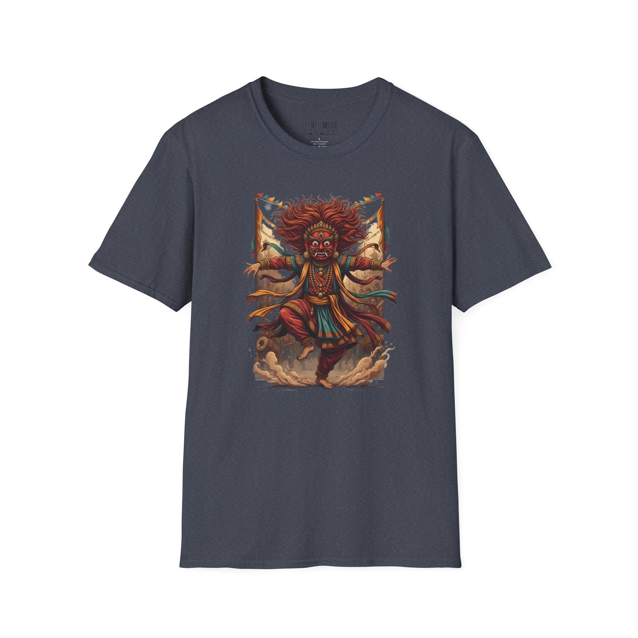 Native Warrior Spirit T‑Shirt — Tribal Dance Illustration