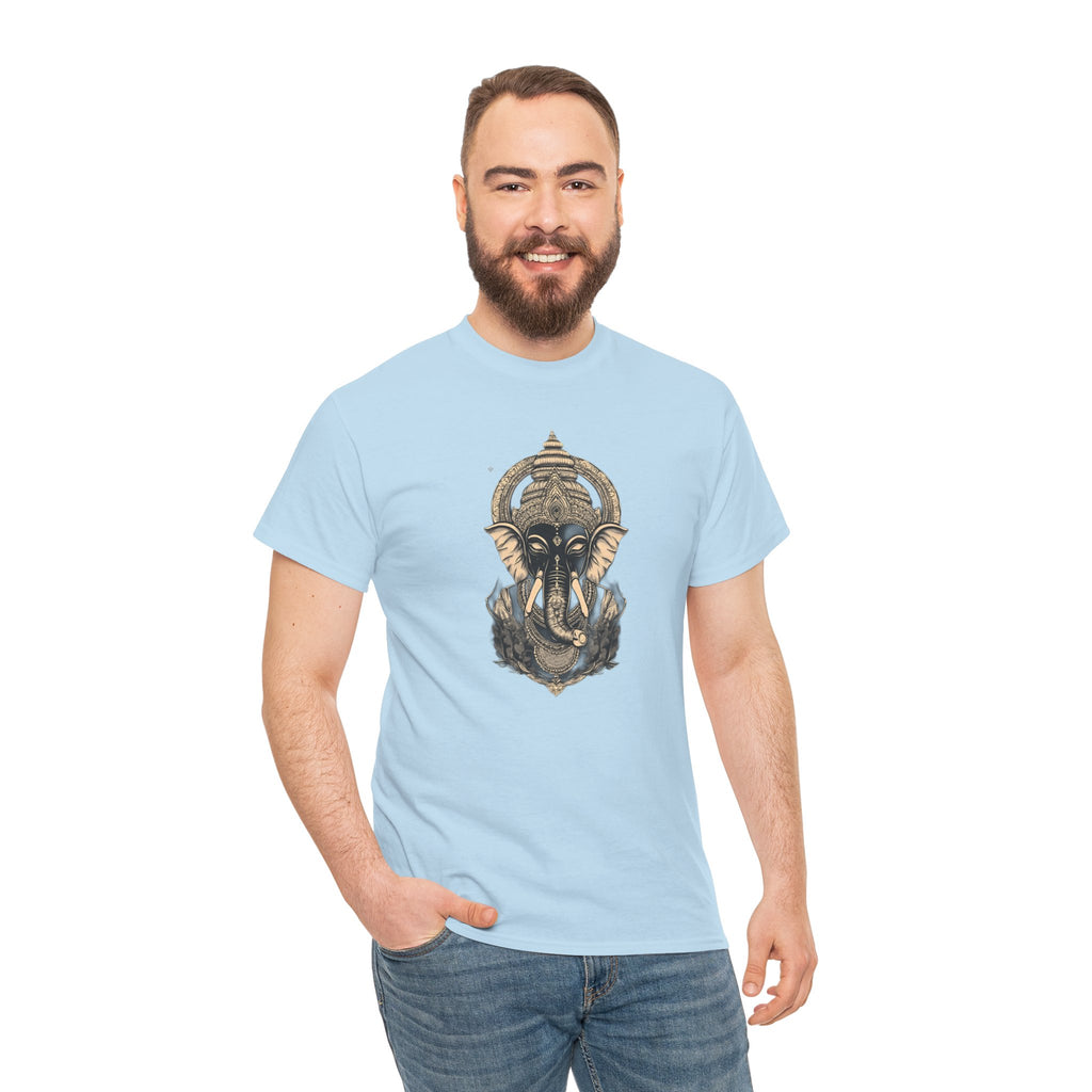 Elephant Mandala T‑Shirt — Spiritual Ganesha-Inspired Graphic Tee