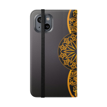 Elegant Mandala Flip Cases for Phones, Stylish Phone Wallet, Personalized Smartphone Cover, Perfect Gift for Occasions