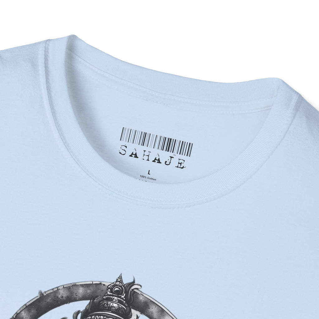 Shiva Portrait T‑Shirt – Intricate Hindu Deity Art Tee