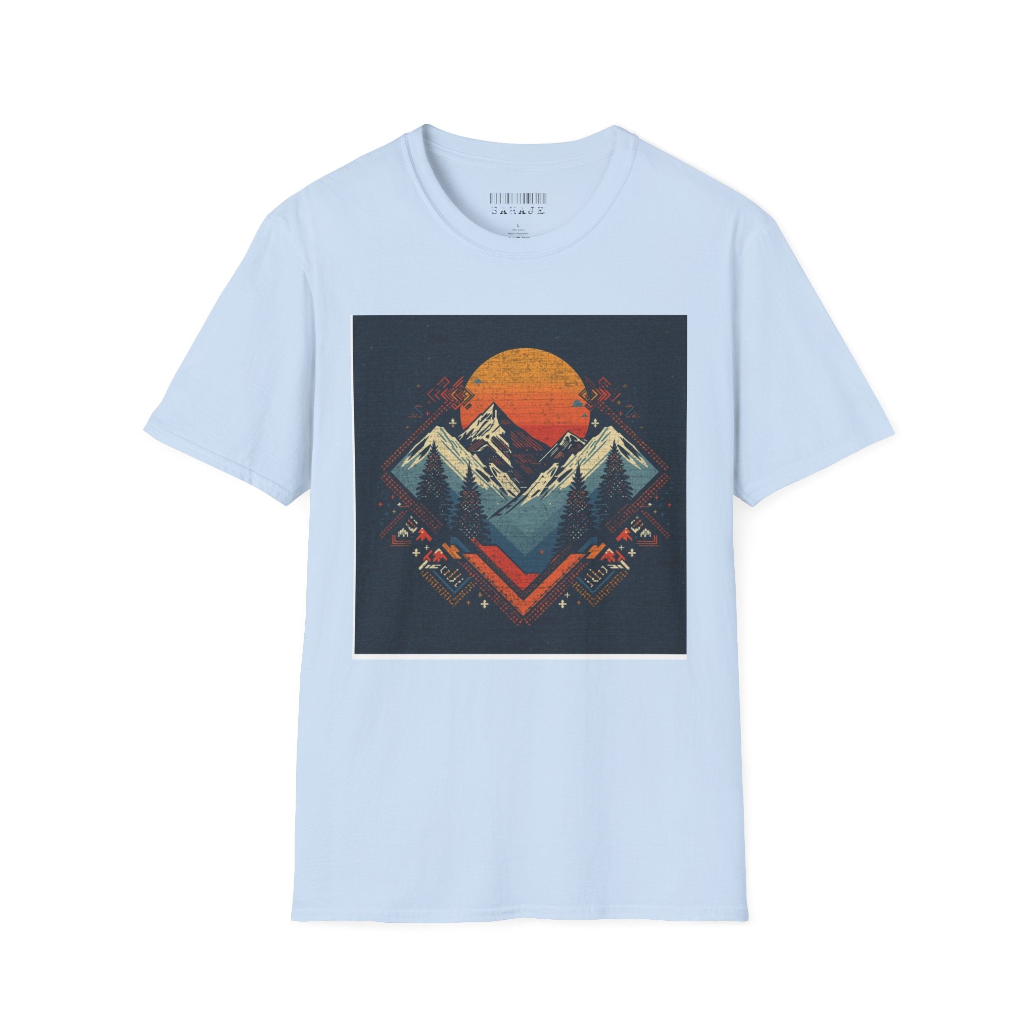 Retro Mountain Sunset T-Shirt