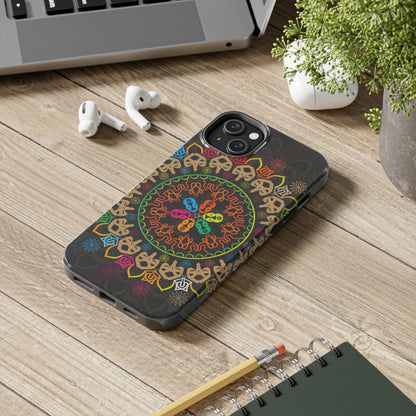 Colorful Mandala Tough Phone Cases - Vibrant Protection for Your Device, Gift for Art Lovers, Boho Style, Unique Phone Accessories