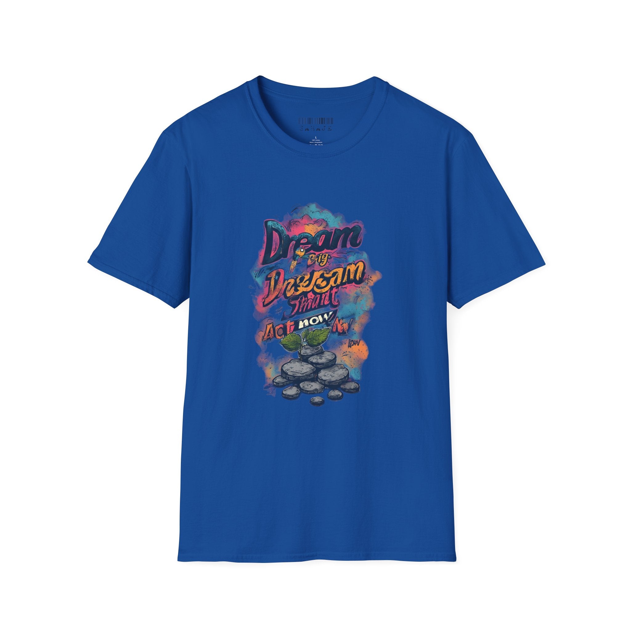 Dream Bigger Graphic T-Shirt — "Dream. Design. Do." Inspirational Tee