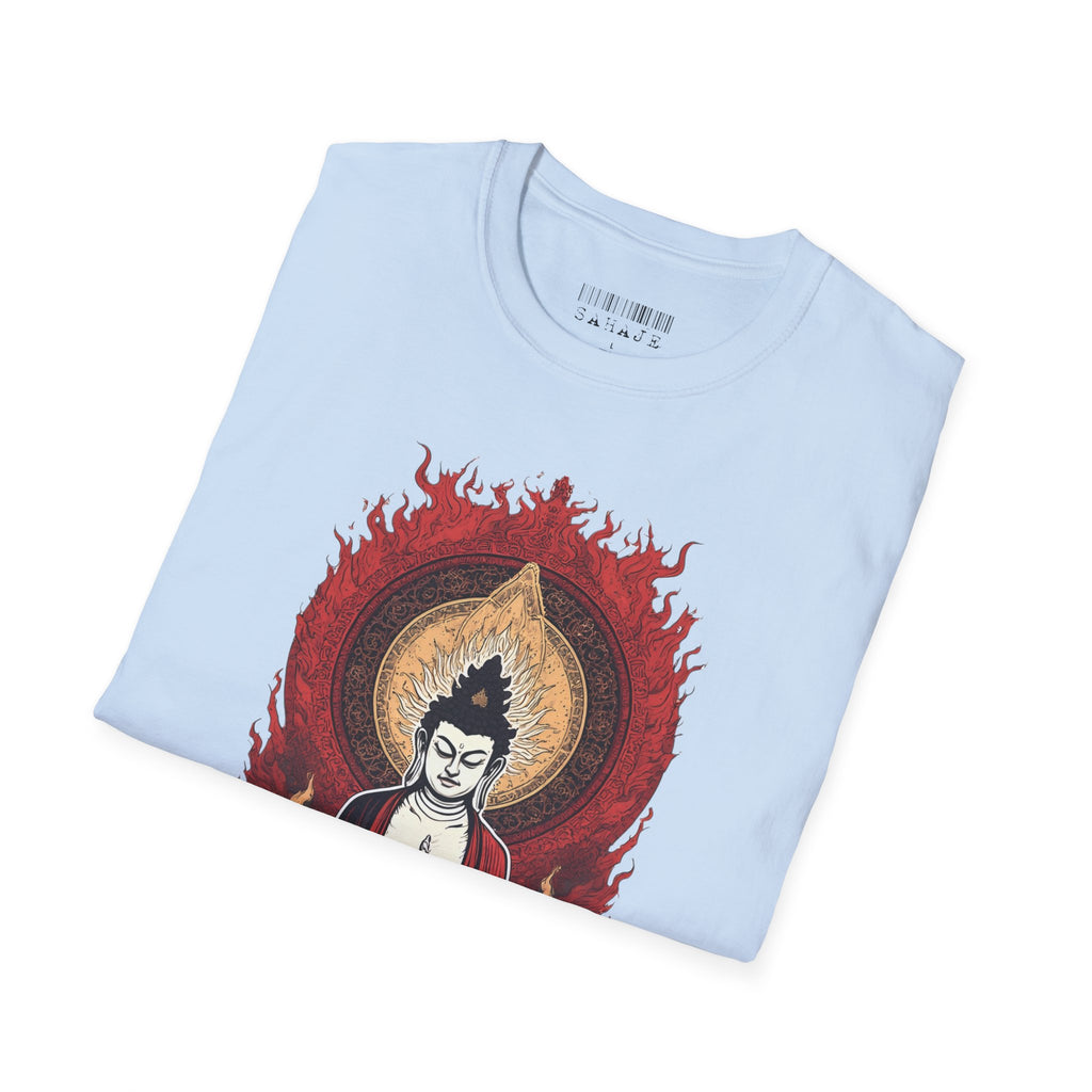 Buddha Lotus Meditation T-Shirt — Zen Buddhist Graphic Tee