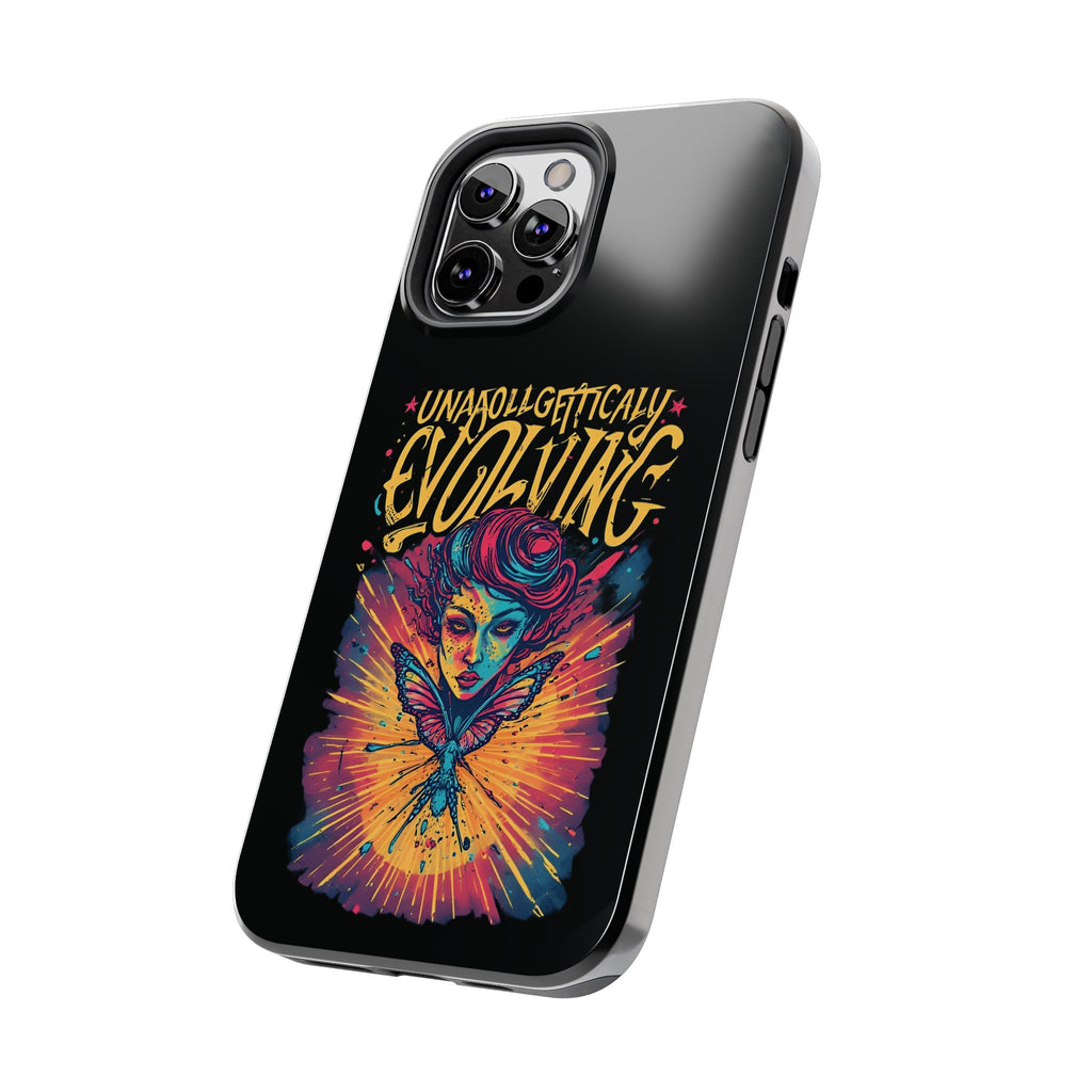 Evolving Butterfly Phone Case — "Unapologetically Evolving" Artistic Protective Case