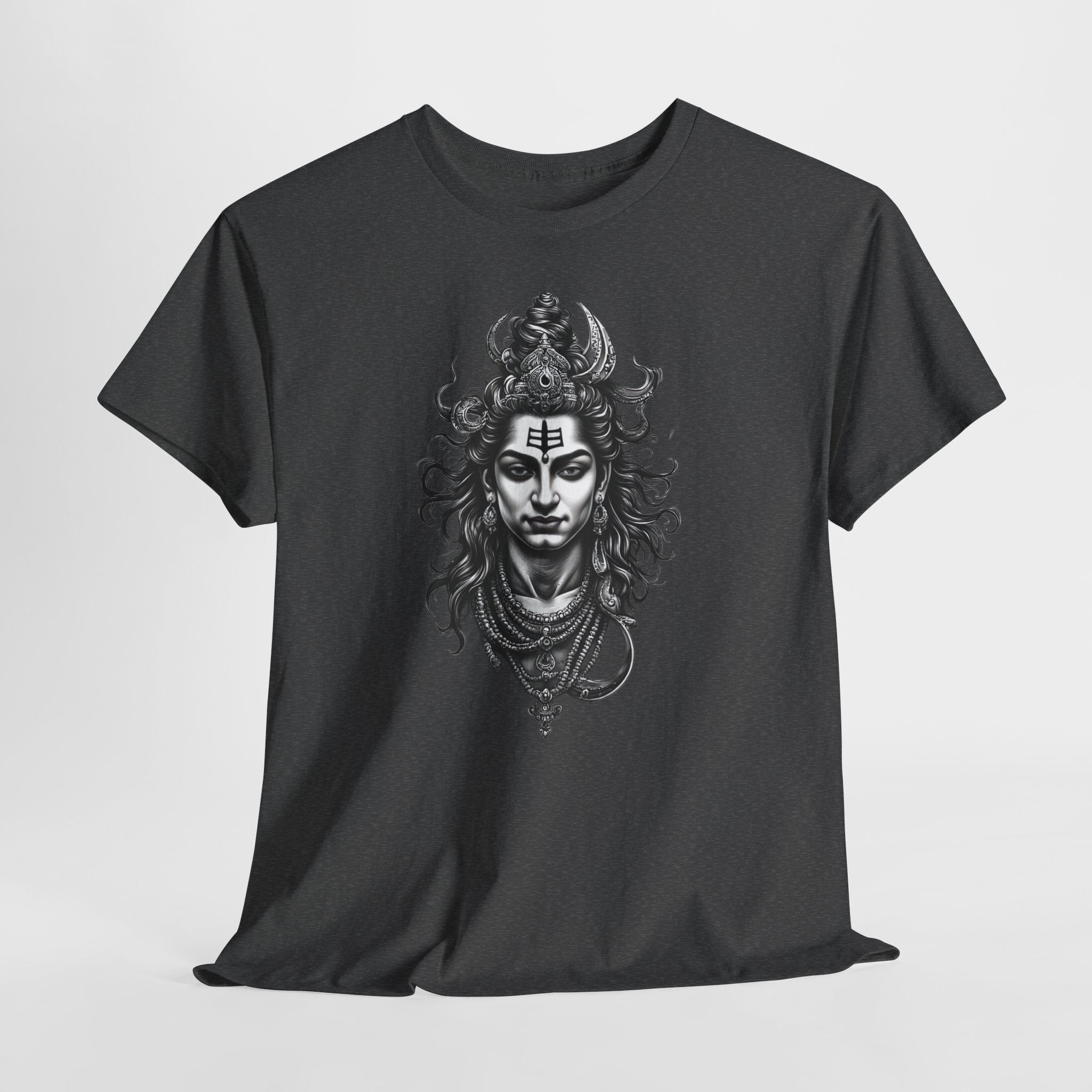 Shiva Portrait Tee — Hindu God Shiva Graphic T-Shirt