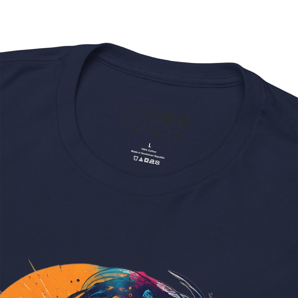 Butterfly Silhouette Graphic Tee — Colorful Maternity Profile Design