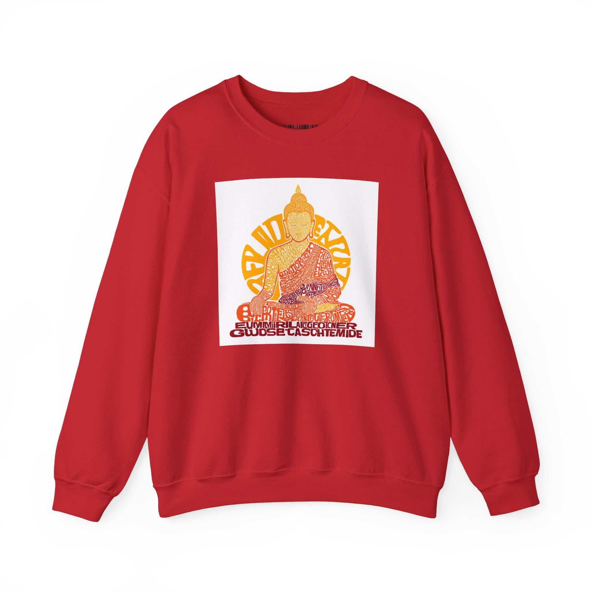 Buddha Graphic Sweatshirt — "Choose Compassion" Meditation Crewneck