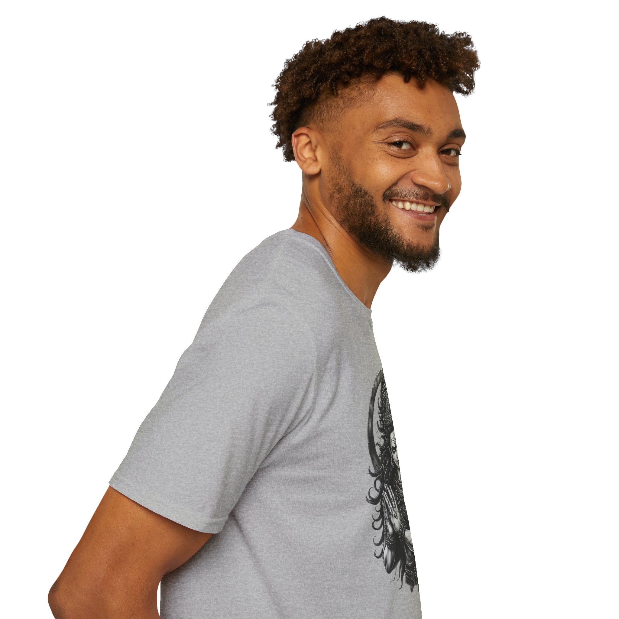 Shiva Portrait T‑Shirt – Intricate Hindu Deity Art Tee