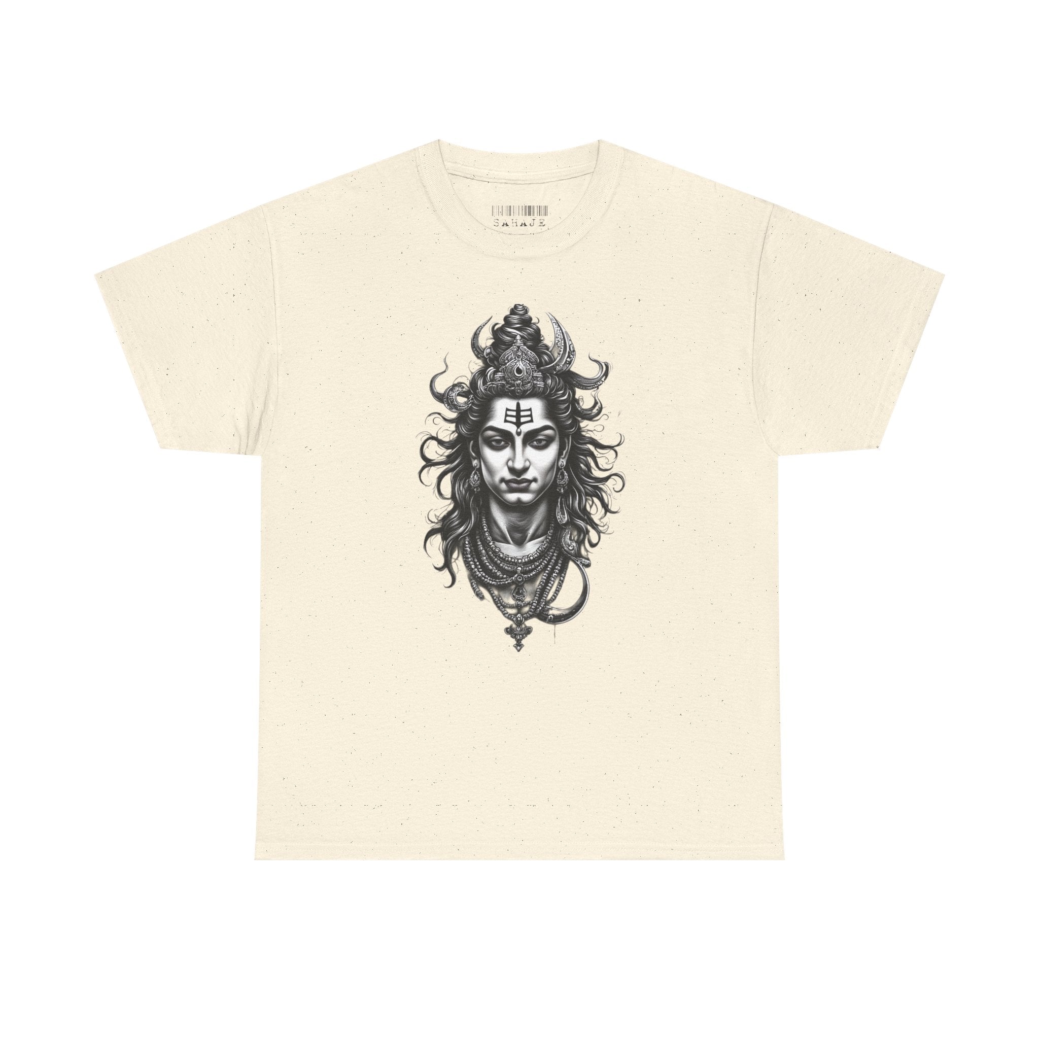 Shiva Portrait Tee — Hindu God Shiva Graphic T-Shirt