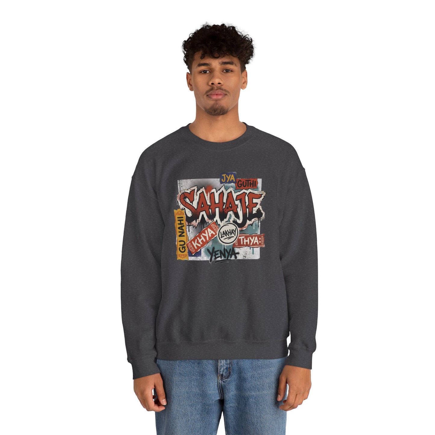 Sahajee Graphic Crewneck Sweatshirt — Urban Tagline Streetwear