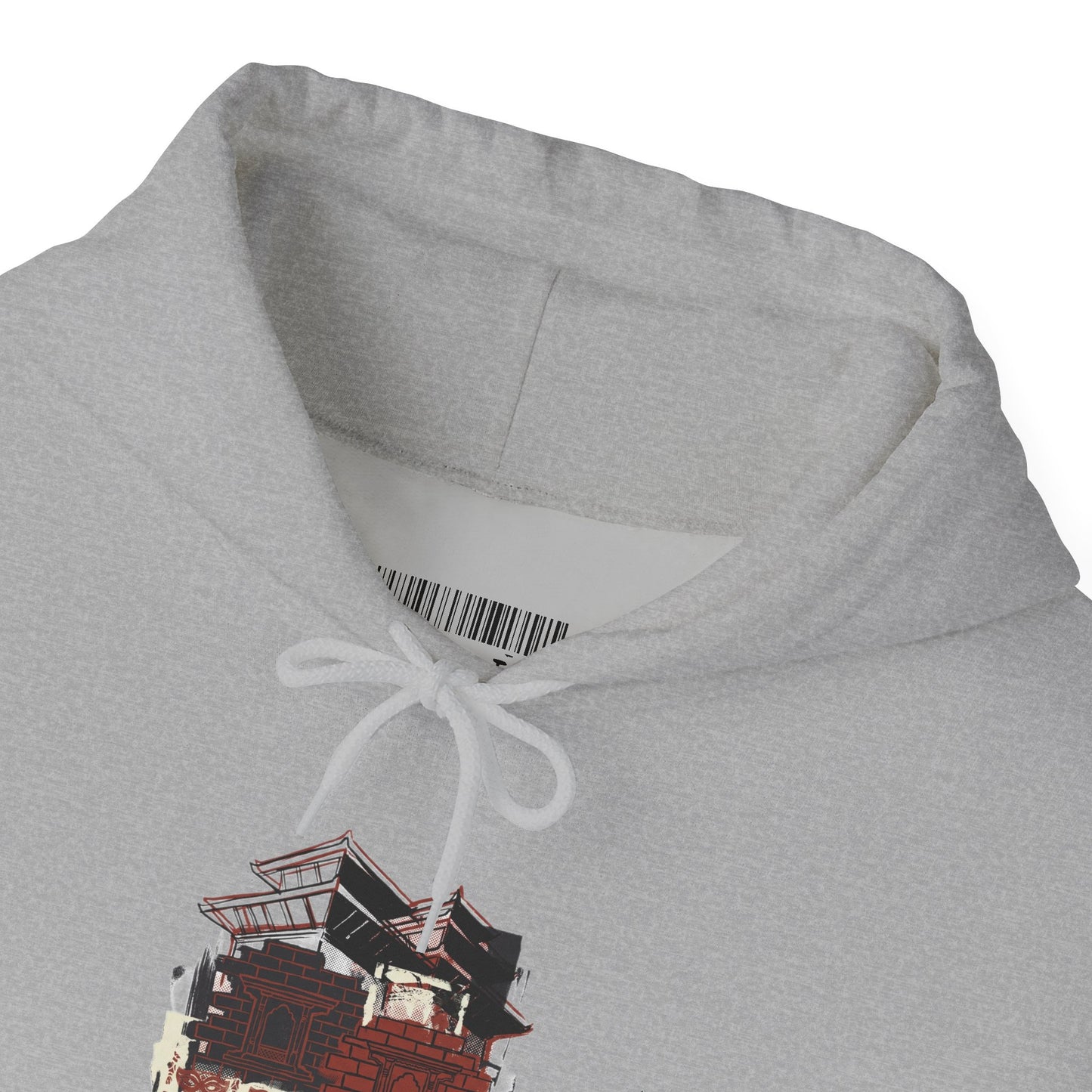 Hoodie — Vintage Urban Industrial Building Graphic Hoodie (Architectural Sketch)
