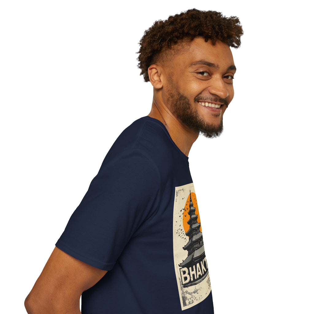 Bhaktapur Vintage Travel T-Shirt – Nepal Pagoda Graphic Tee