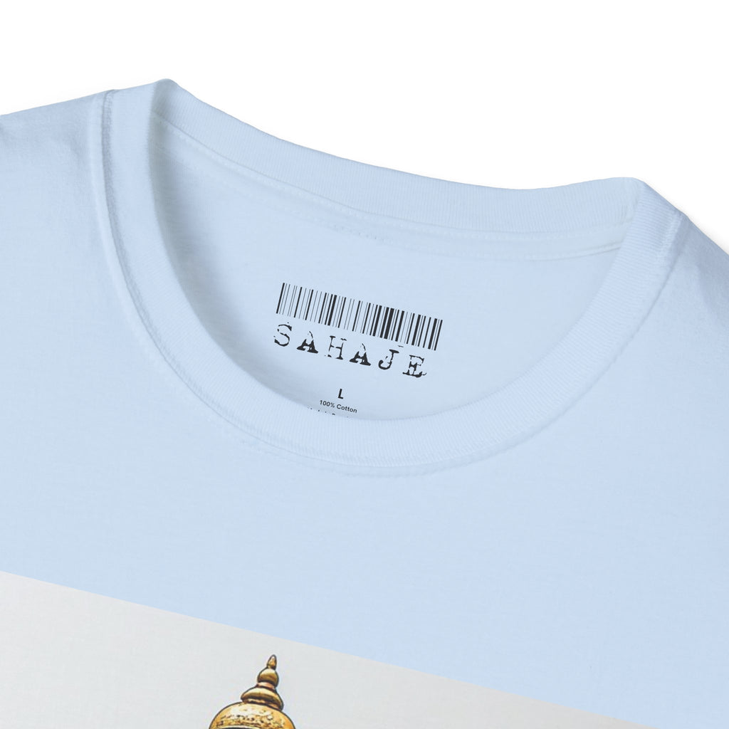 Nepal Temple Graphic T-Shirt — Boudhanath Stupa Prayer Flags Travel Tee