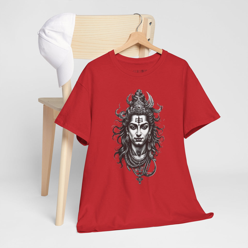 Shiva Portrait Tee — Hindu God Shiva Graphic T-Shirt
