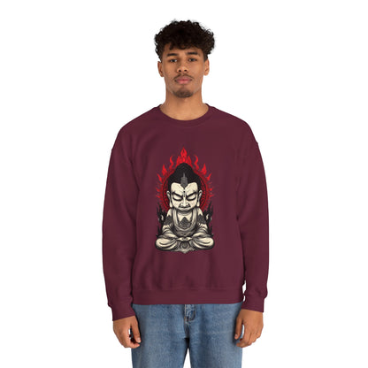 Buddha Flame Crewneck Sweatshirt