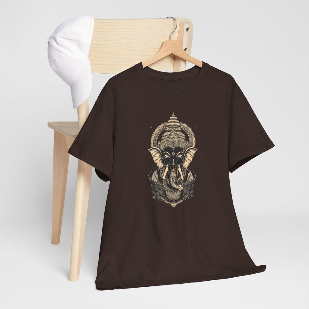 Elephant Mandala T‑Shirt — Spiritual Ganesha-Inspired Graphic Tee