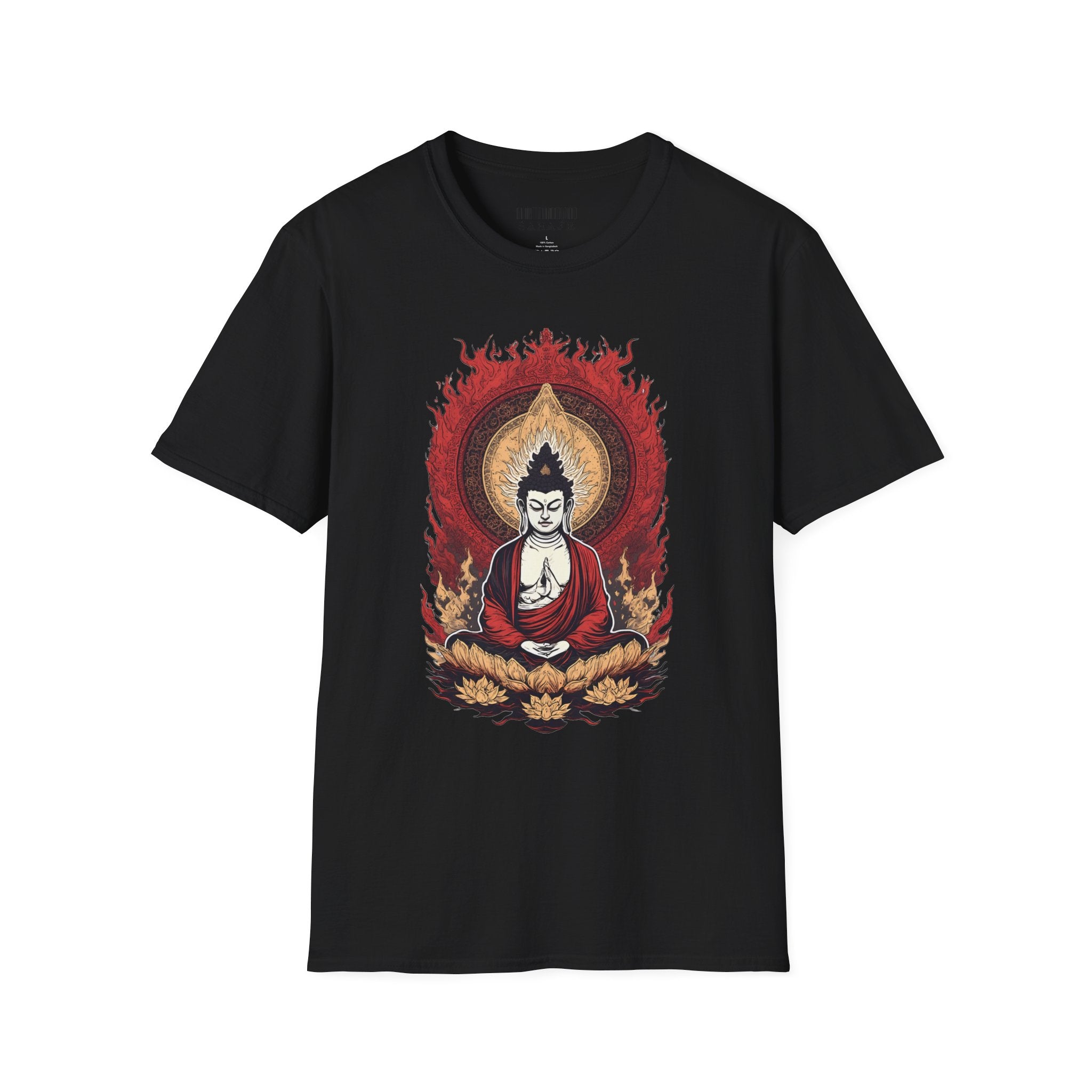 Buddha Lotus Meditation T-Shirt — Zen Buddhist Graphic Tee