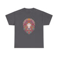 Spiritual Goddess Sun Mandala Tee — Colorful Boho Yoga T‑Shirt