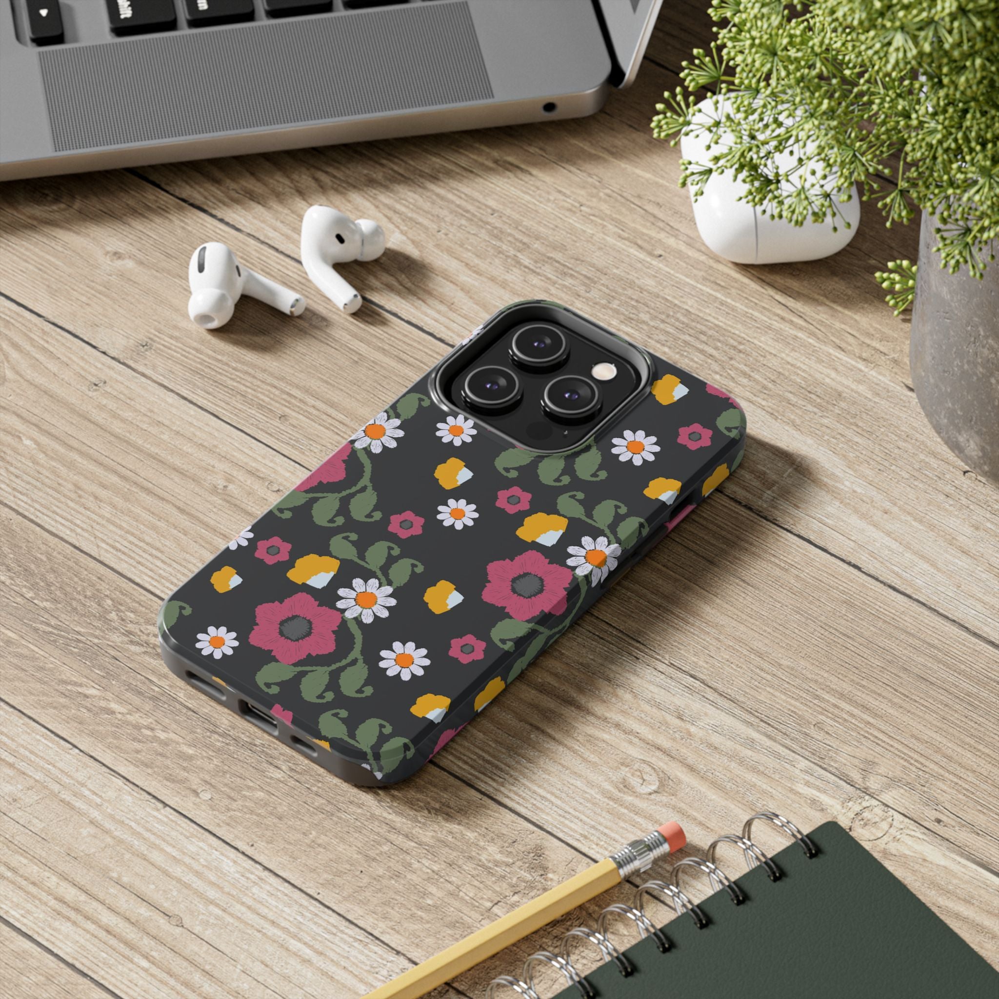 Floral Tough Phone Cases | Vibrant Protection for Everyday Use | Gift for Her, Trendy Accessories, Birthday, Mother's Day