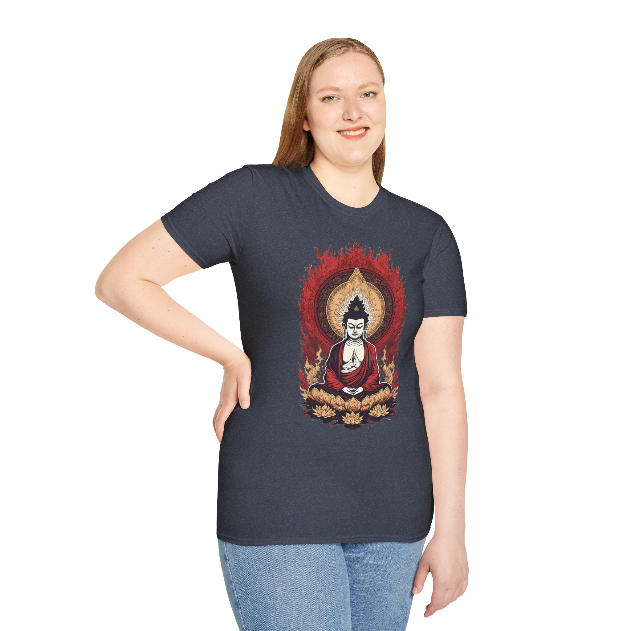 Buddha Lotus T-Shirt — Meditative Zen Graphic Tee