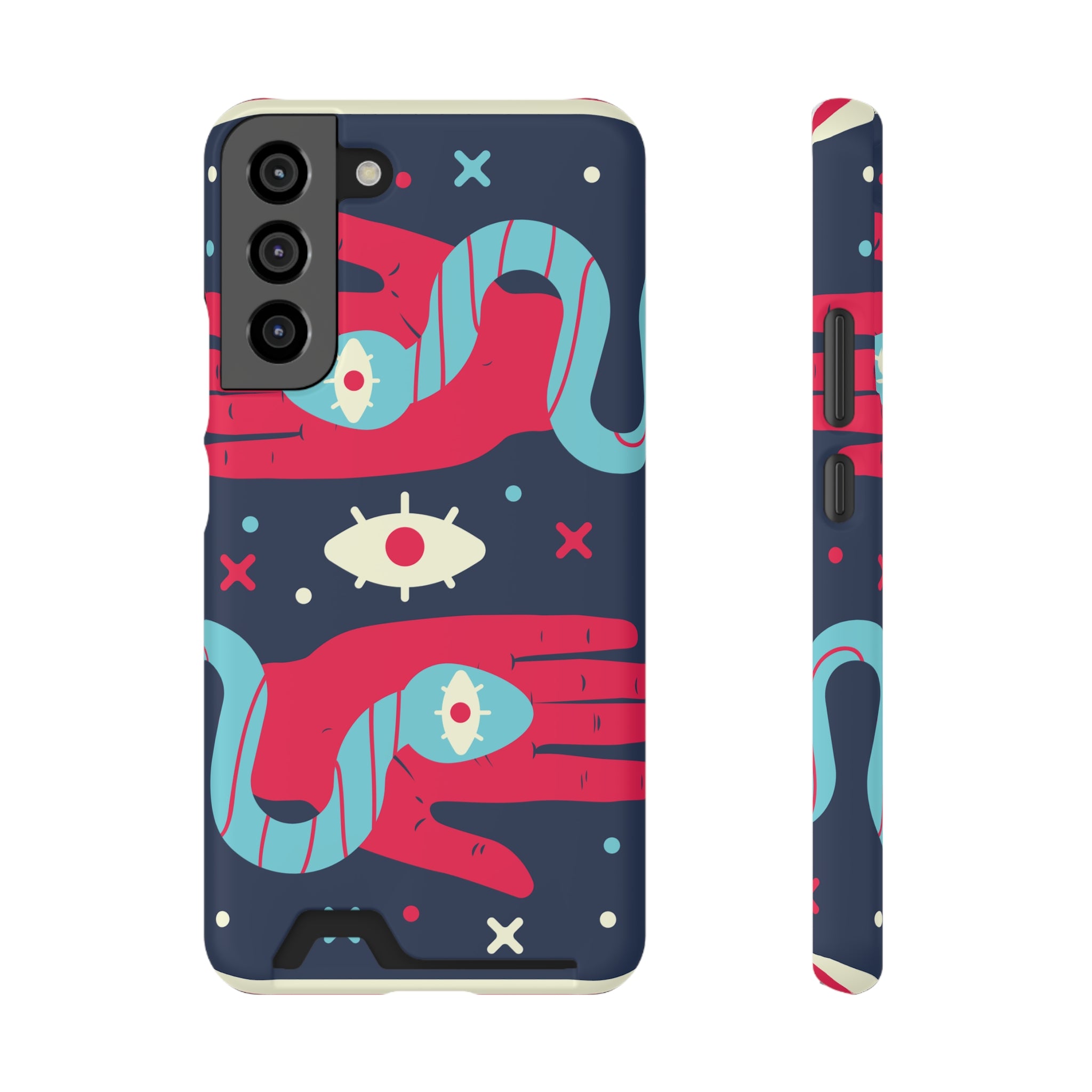 Mystical Phone Case with Card Holder - Boho Chic Style, Unique Design for Everyday Use, Perfect Gift for Creatives, Eye-Catching [...]