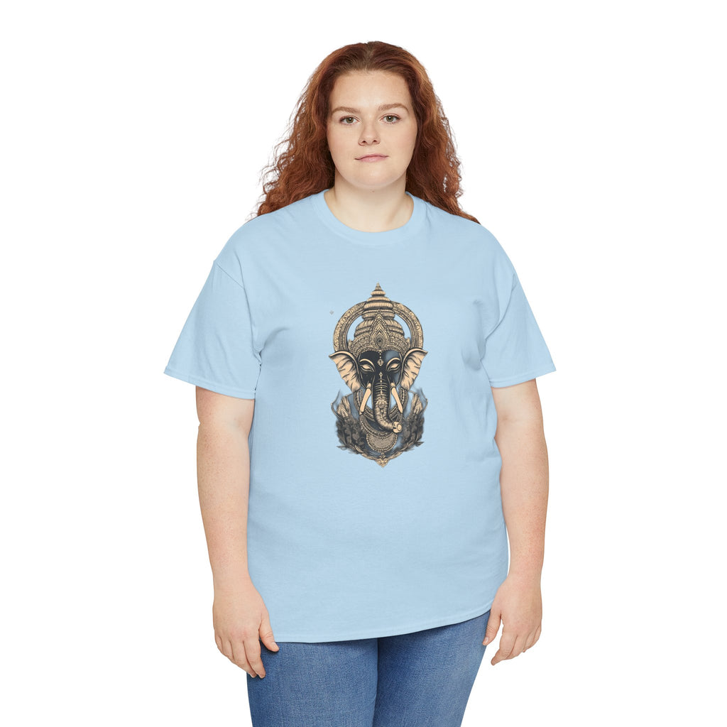 Elephant Mandala T‑Shirt — Spiritual Ganesha-Inspired Graphic Tee