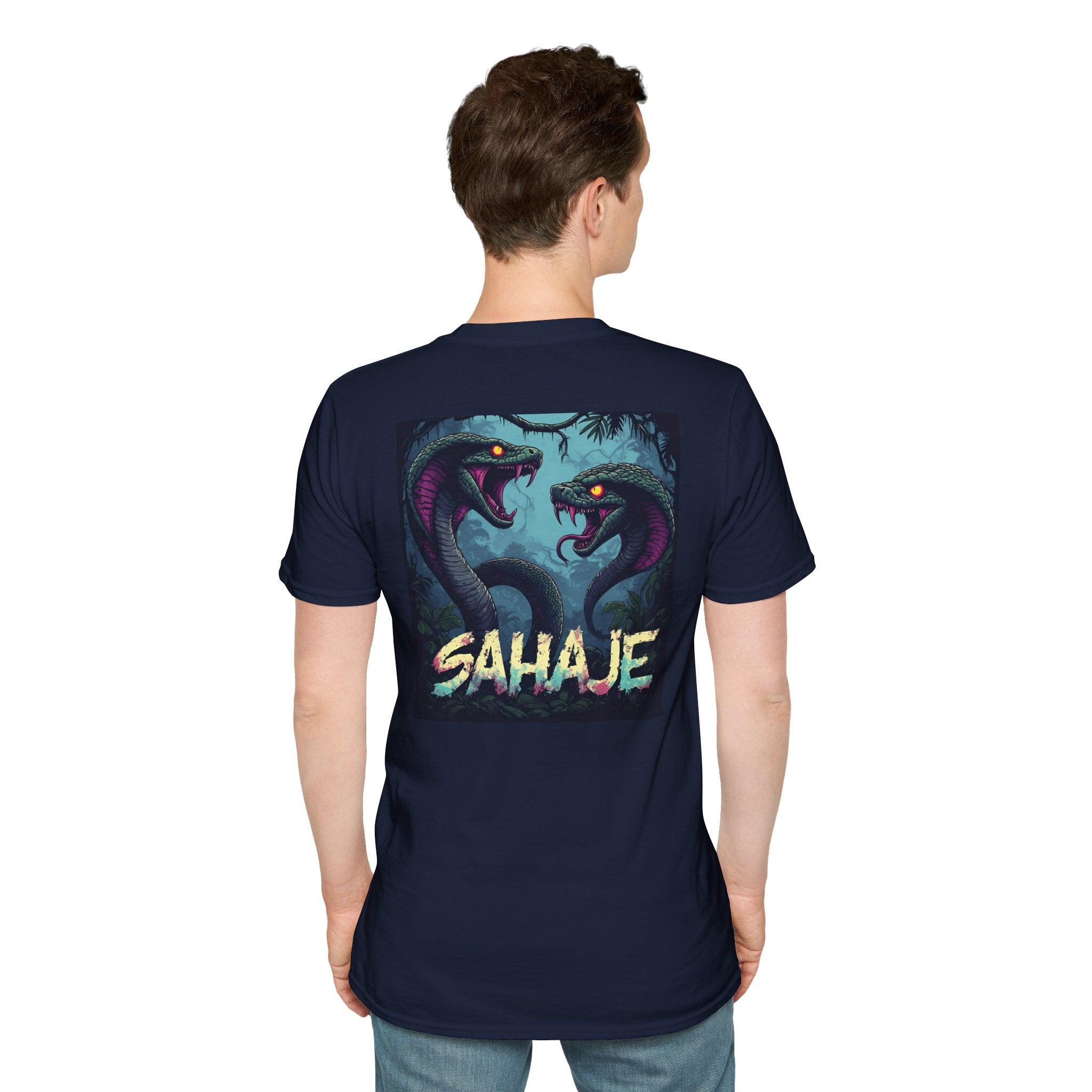 Two Cobra Snake T-Shirt – Fierce Serpent Power Graphic Tee, Edgy Streetwear Snake Shirt