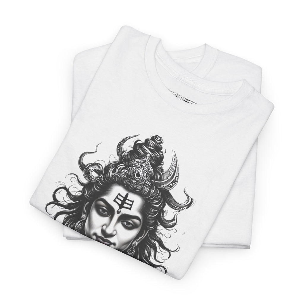 Shiva Portrait Tee — Hindu God Shiva Graphic T-Shirt