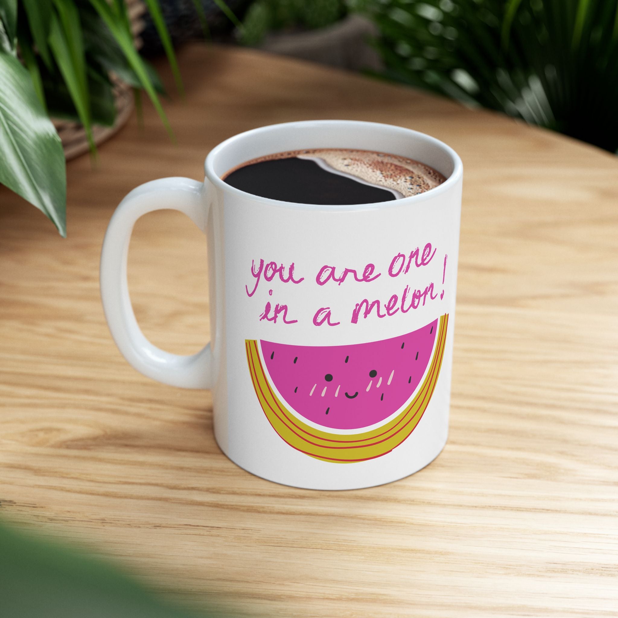 Fun Watermelon Ceramic Mug - Perfect Gift for Summer, Pool Parties, and Fruit Lovers! | Enhance Your Morning Coffee with a Splash of Joy